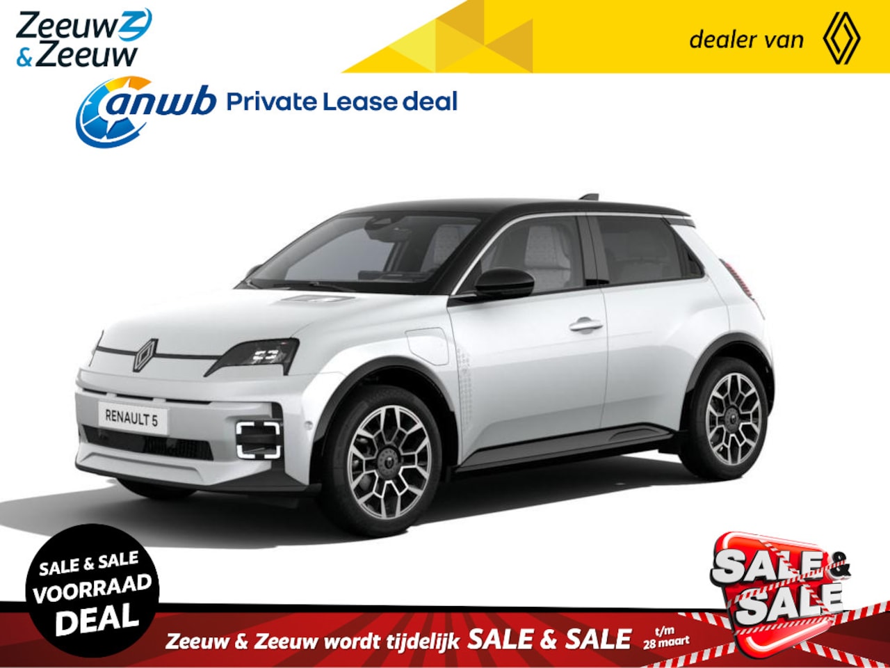 Renault 5 - Roland-Garros 150 pk Comort range | OP VOORRAAD OP= OP NU MET  €3.950,- SALE & SALE KORTIN - AutoWereld.nl