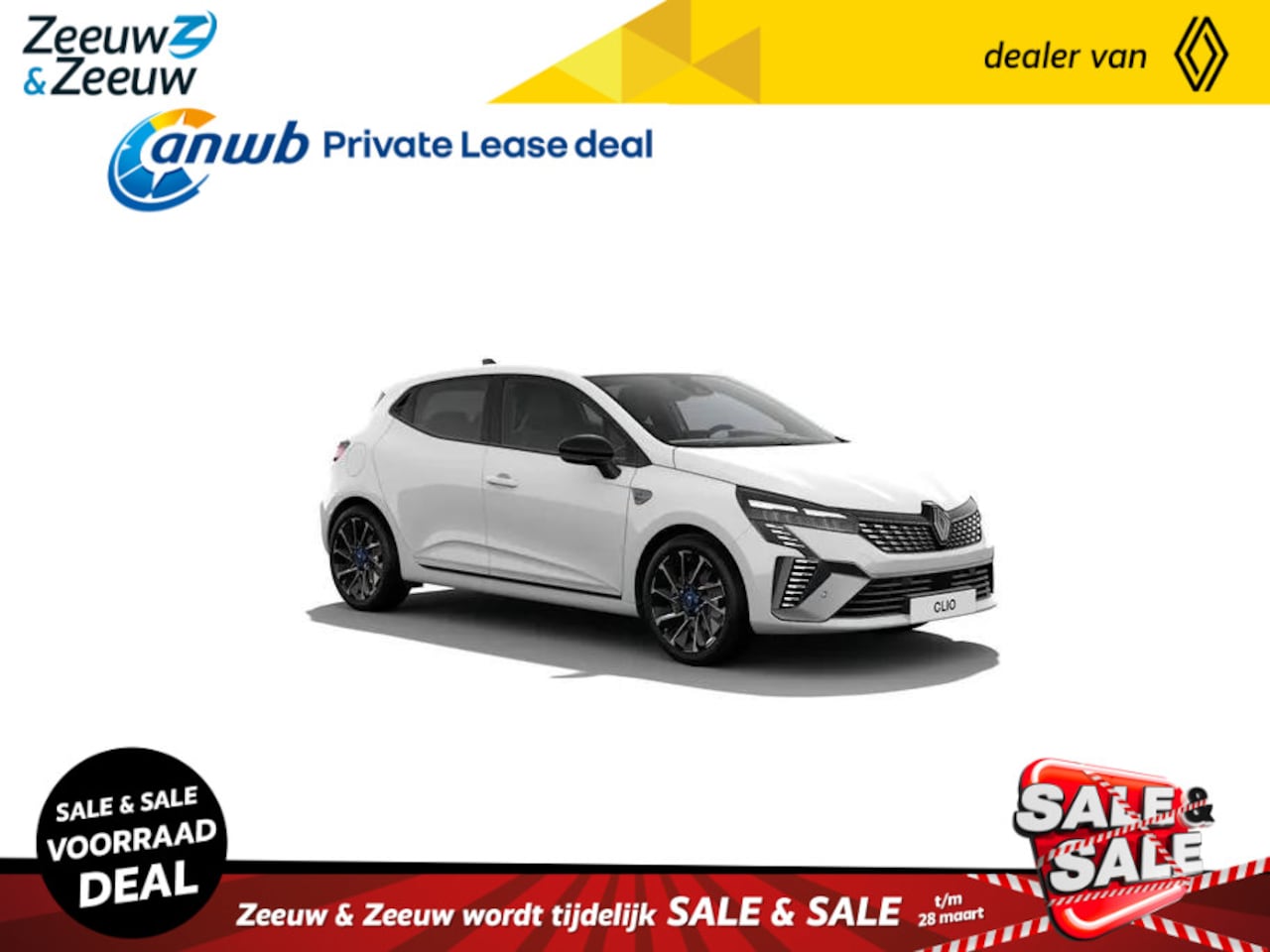 Renault Clio - 1.6 E-Tech Full Hybrid 145 esprit Alpine NU MET €5000 RUN OUT KORTING!!! - AutoWereld.nl