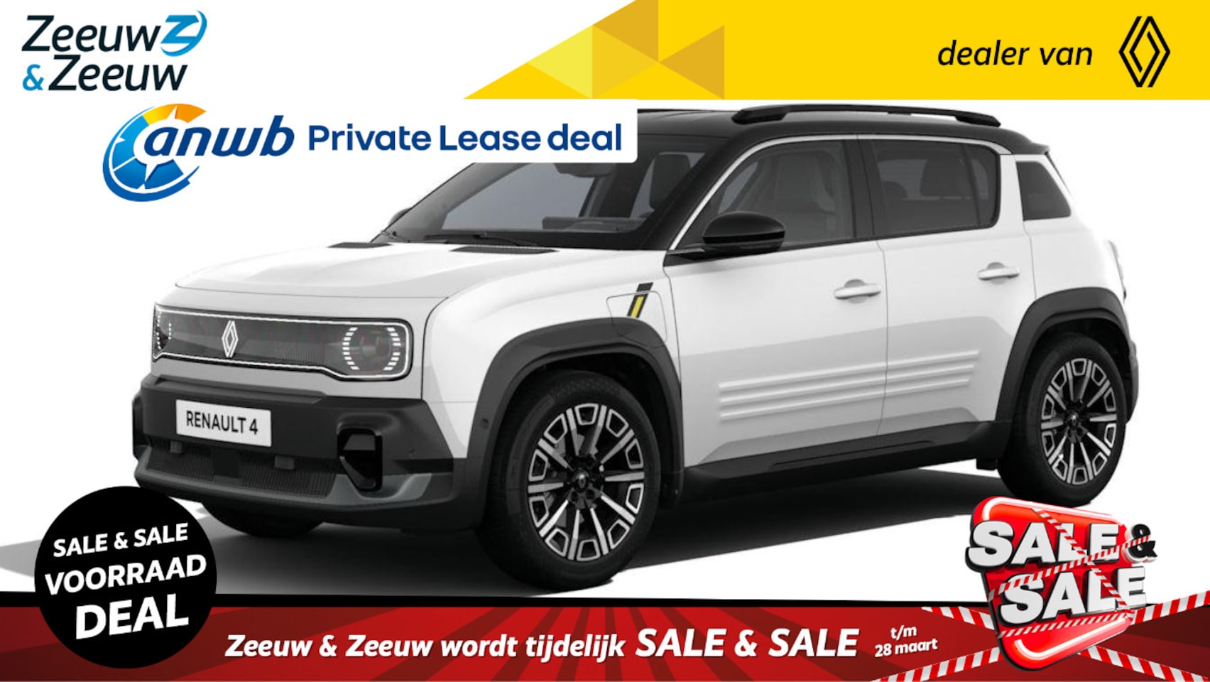 Renault 4 - Iconic Comfort Range | NU met €5000,- SALE EN SALE voorraadkorting en GRATIS 5 jaar fabrie - AutoWereld.nl