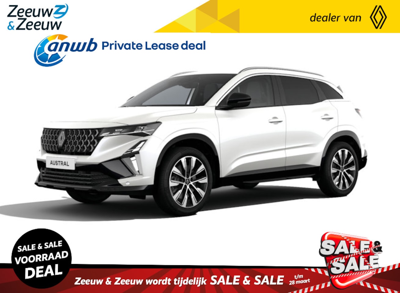 Renault Austral - E-Tech full hybrid 200 Techno OP VOORRAAD!!! NU MET €6900,- SALE & SALE voorraadkorting!!! - AutoWereld.nl