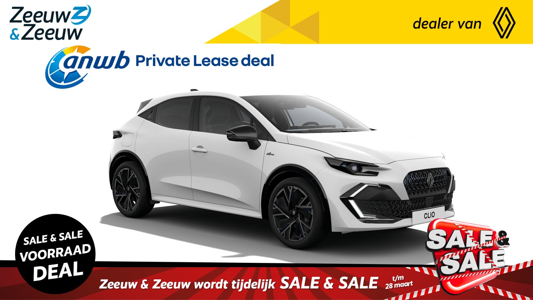 Renault Clio - 1.8 Hybrid 160 esprit Alpine | OP VOORRAAD!!! OP = OP NU MET €1.000,- INTRODUCTIEVOORDEEL! - AutoWereld.nl