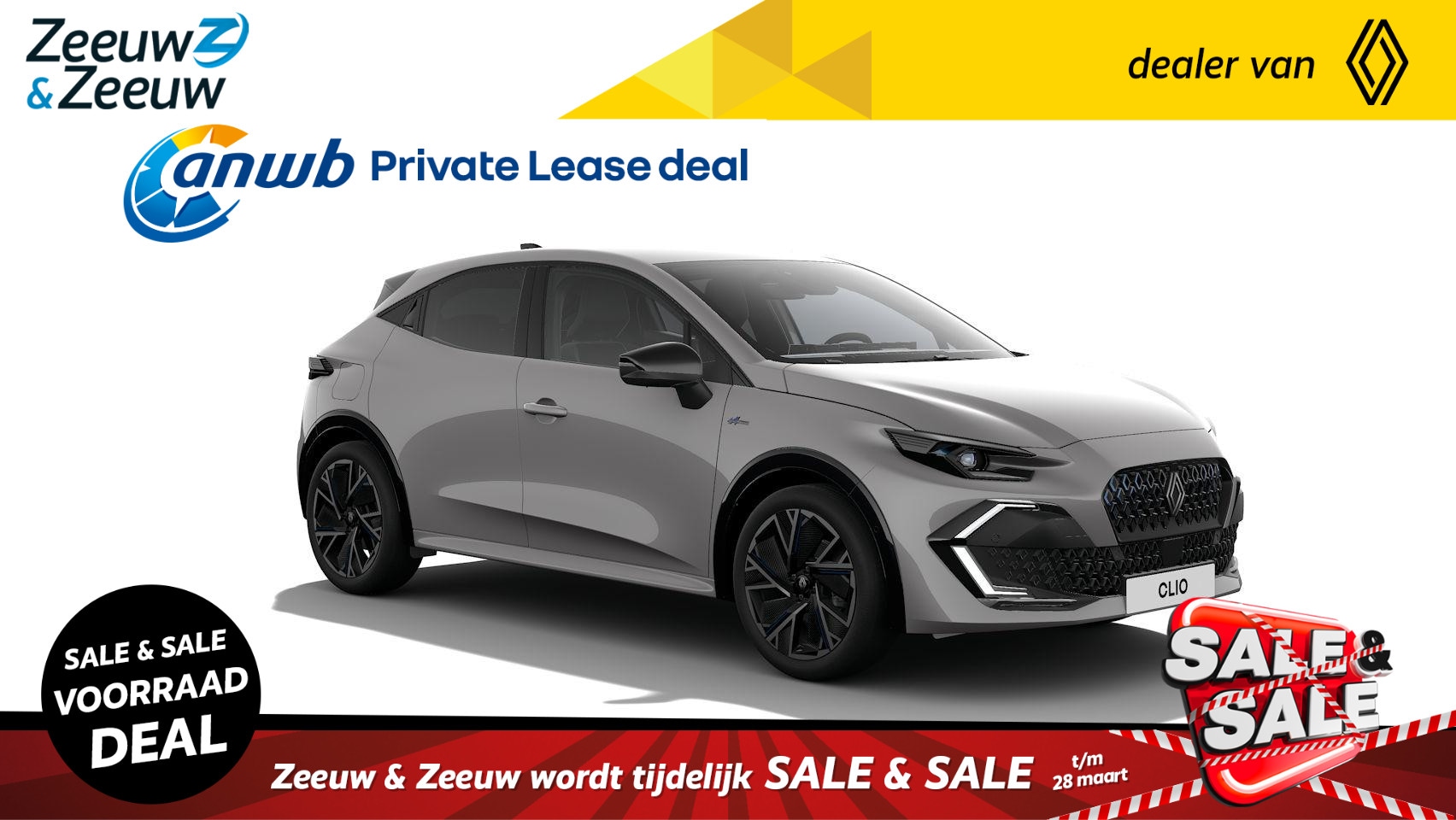 Renault Clio - 1.8 Hybrid 160 esprit Alpine | OP VOORRAAD!!! OP = OP NU MET €1.000,- INTRODUCTIEVOORDEEL! - AutoWereld.nl