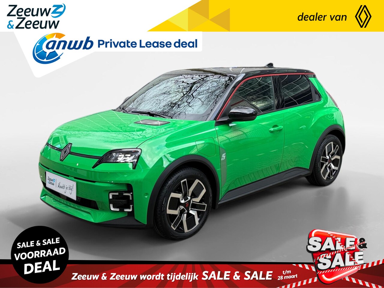 Renault 5 - comfort range techno 52 kWh | OP VOORRAAD OP=OP  NU MET €1,800- SALE & SALE KORTING!!! - AutoWereld.nl