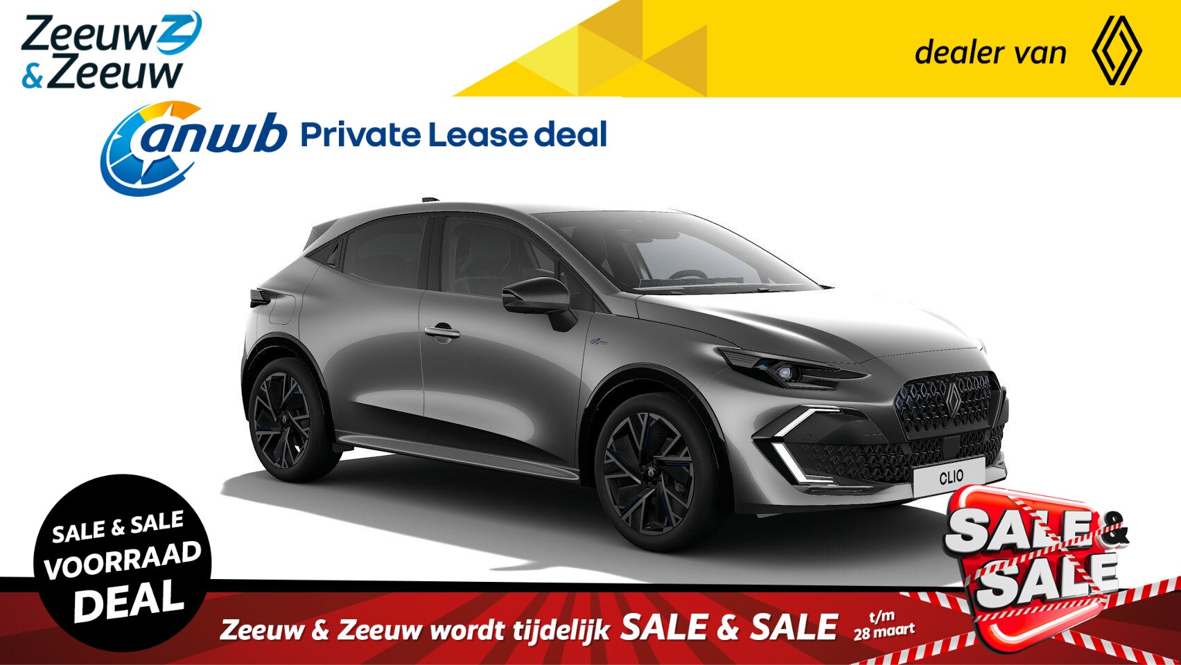 Renault Clio - 1.8 Hybrid 160 esprit Alpine | OP VOORRAAD!!! OP = OP NU MET €1.000,- INTRODUCTIEVOORDEEL! - AutoWereld.nl
