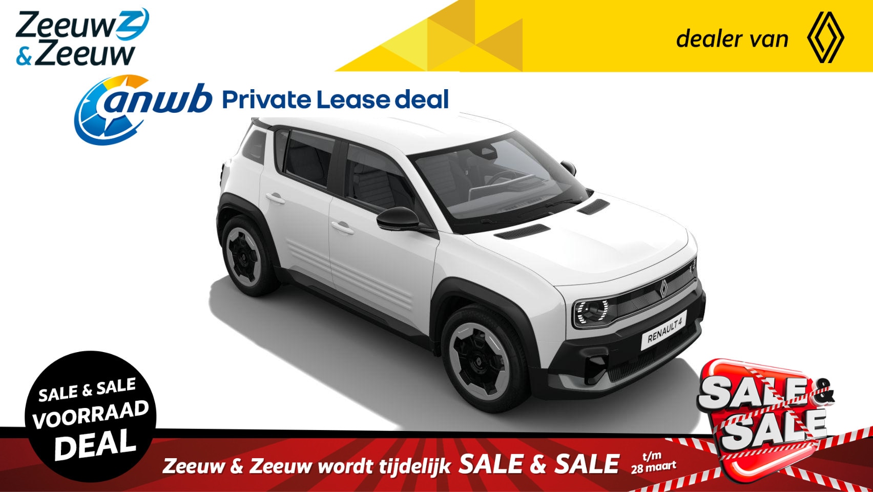 Renault 4 - comfort range evolution 52 kWh | OP VOORRAAD OP =OP  NU MET €2.500,- SALE & SALE KORTING!! - AutoWereld.nl