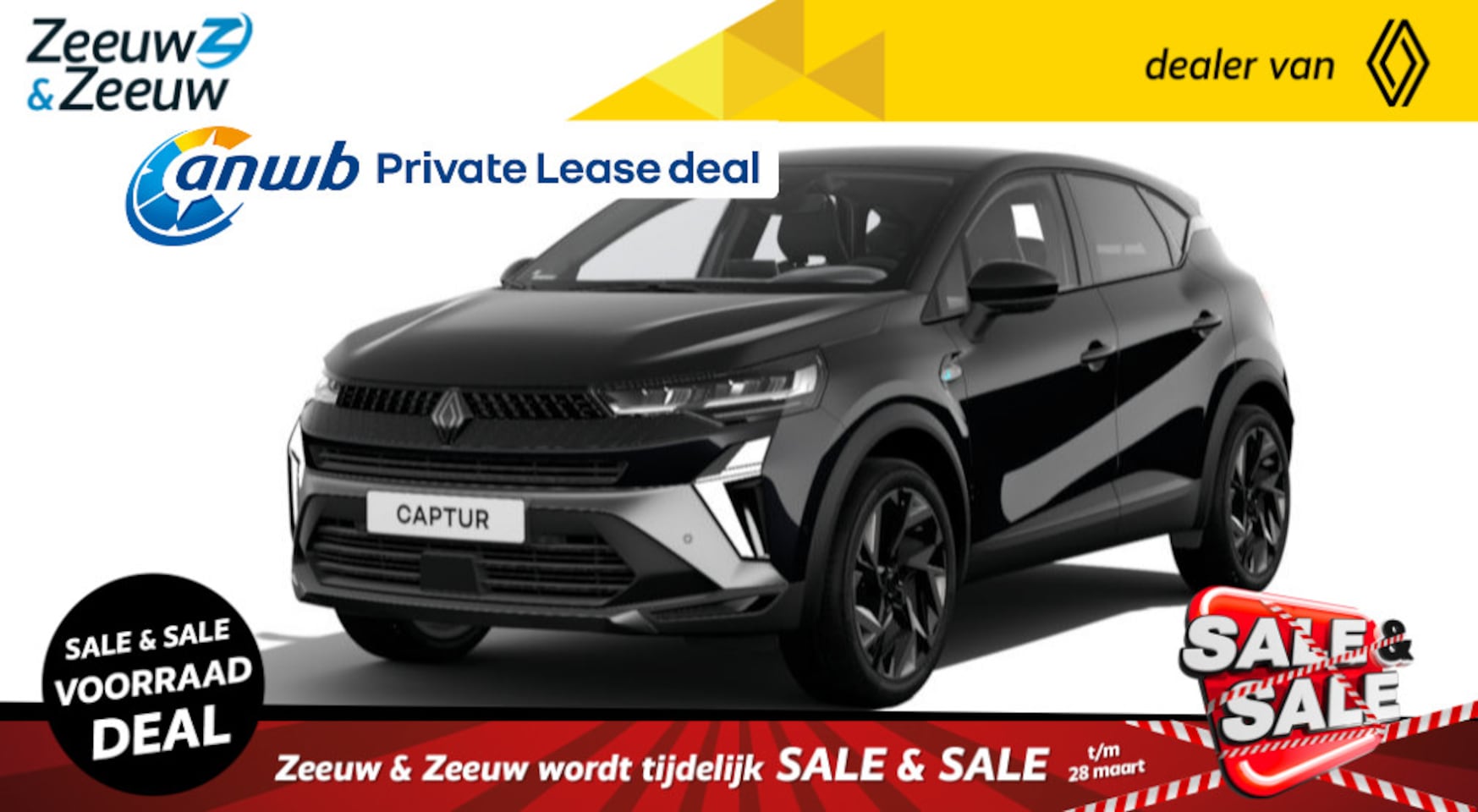 Renault Captur - 1.6 E-Tech full hybrid 160 esprit Alpine |UIT VOORRAAD LEVERBAAR NU MET €1500 KORTING!!! - AutoWereld.nl
