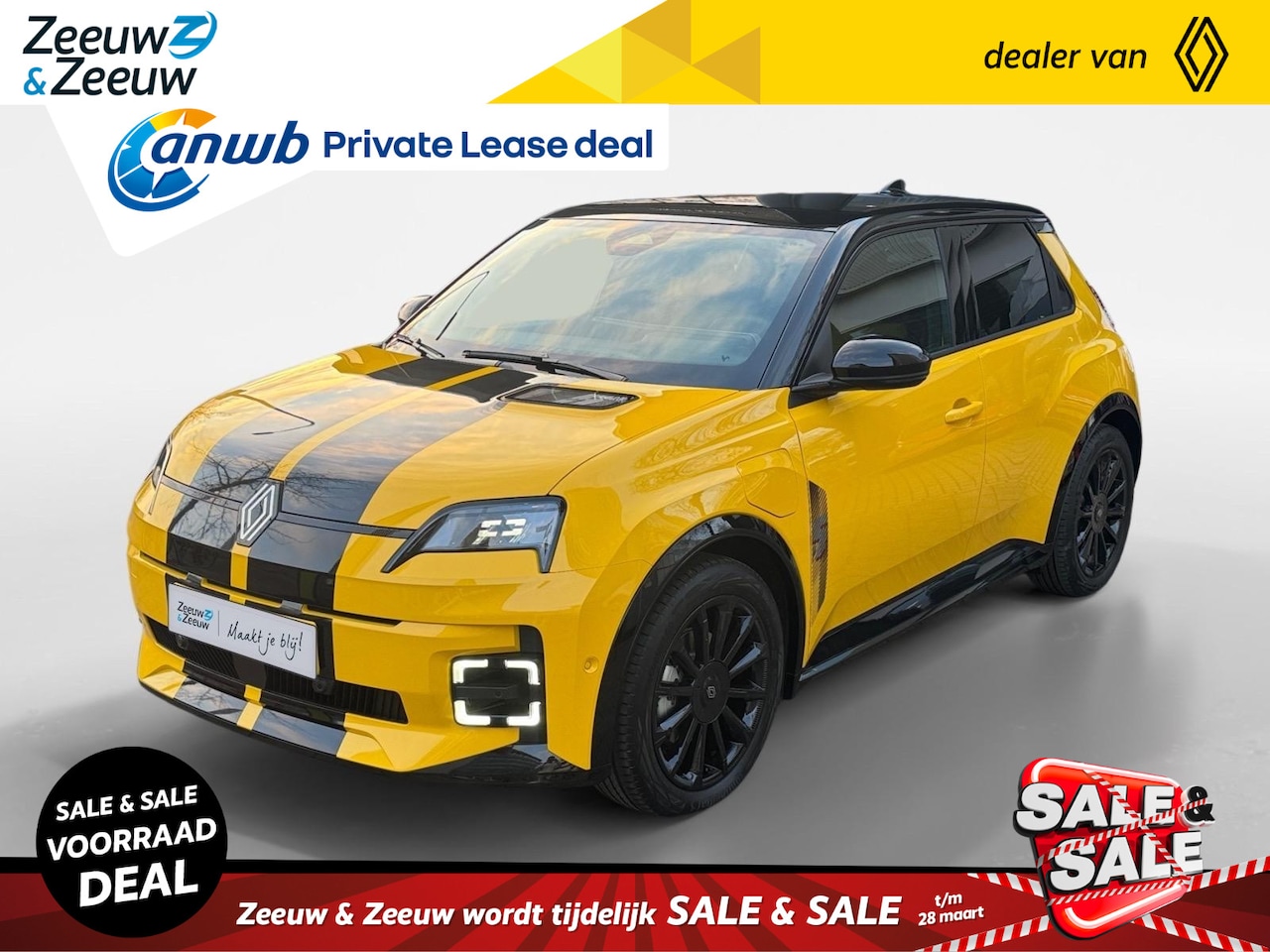 Renault 5 - comfort range iconic cinq 52 kWh | ZW Edition | OP VOORRAAD OP =OP  NU MET €1,800- SALE & - AutoWereld.nl