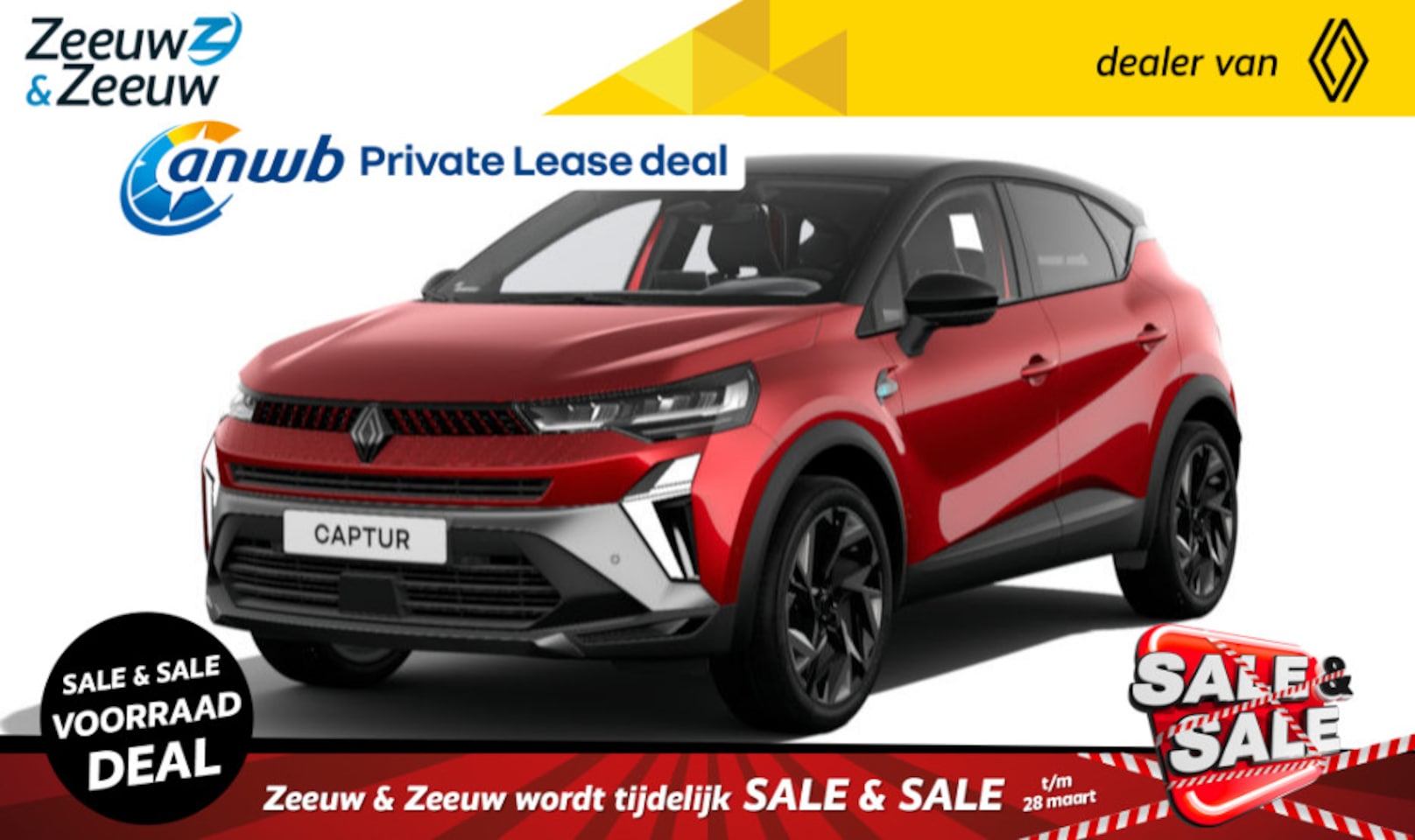 Renault Captur - 1.6 E-Tech full hybrid 160 esprit Alpine | UIT VOORRAAD LEVERBAAR NU MET €1500 KORTING!!! - AutoWereld.nl