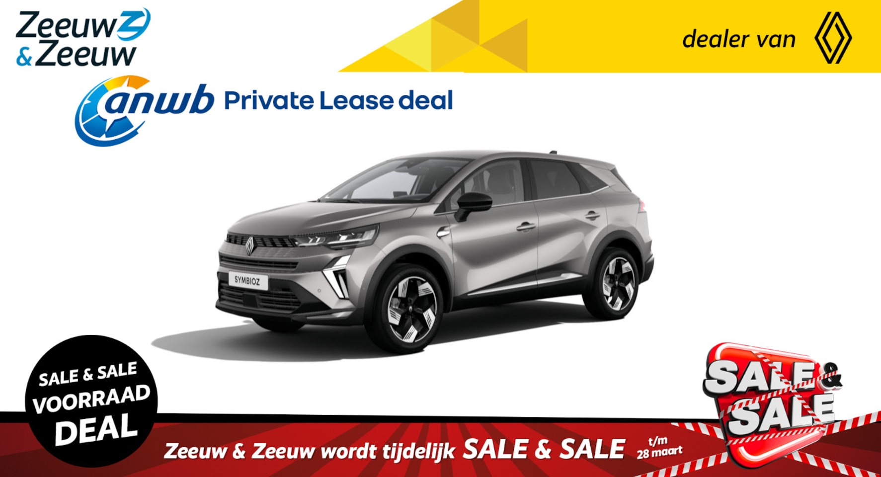 Renault Symbioz - E-Tech full hybrid 160 techno | Nu leverbaar met €2.000,- EXTRA Zeeuw & Zeeuw voorraadkort - AutoWereld.nl