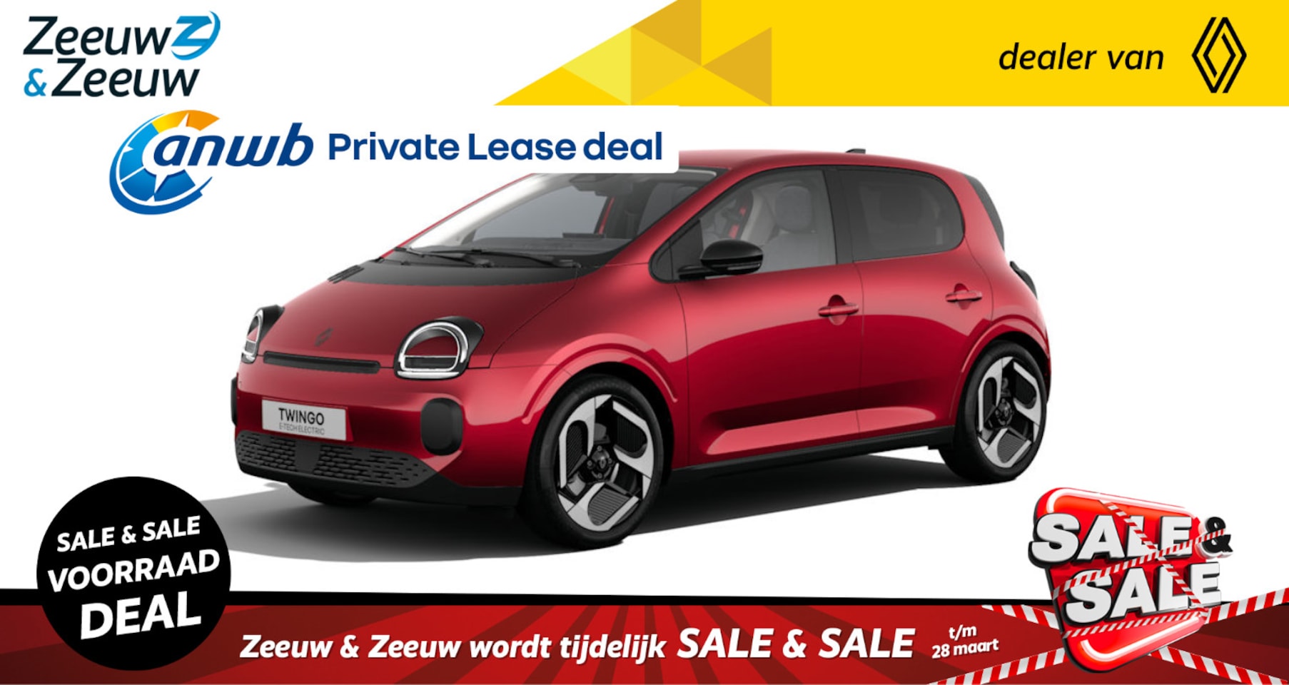 Renault Twingo - (ANWB Private Lease Actie v.a. € 344,-) urban range techno | Wij maken graag een Private L - AutoWereld.nl