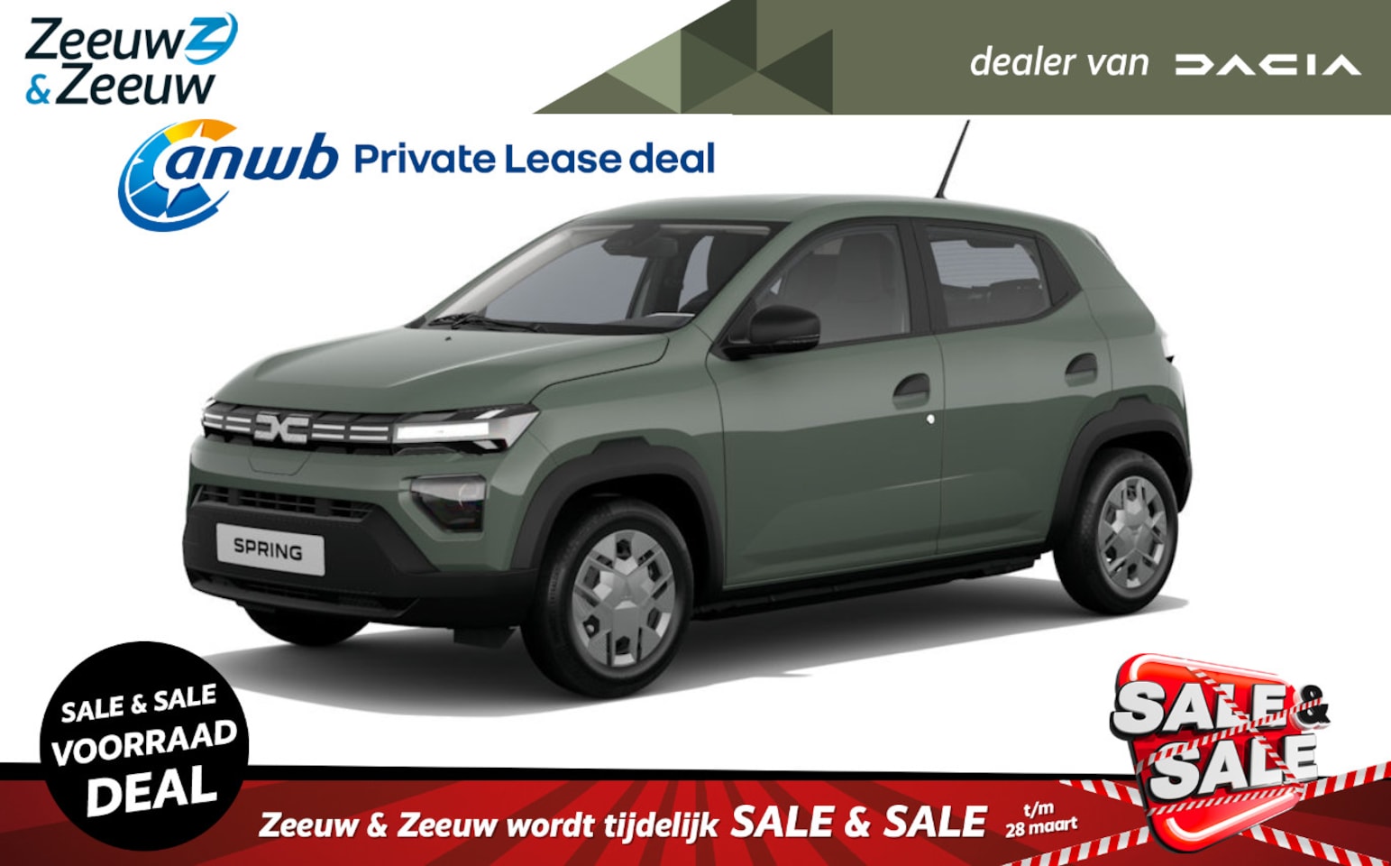 Dacia Spring - (ANWB Private Lease Actie v.a. € 259,-) Essential 70 | Wij maken graag een Private Lease o - AutoWereld.nl