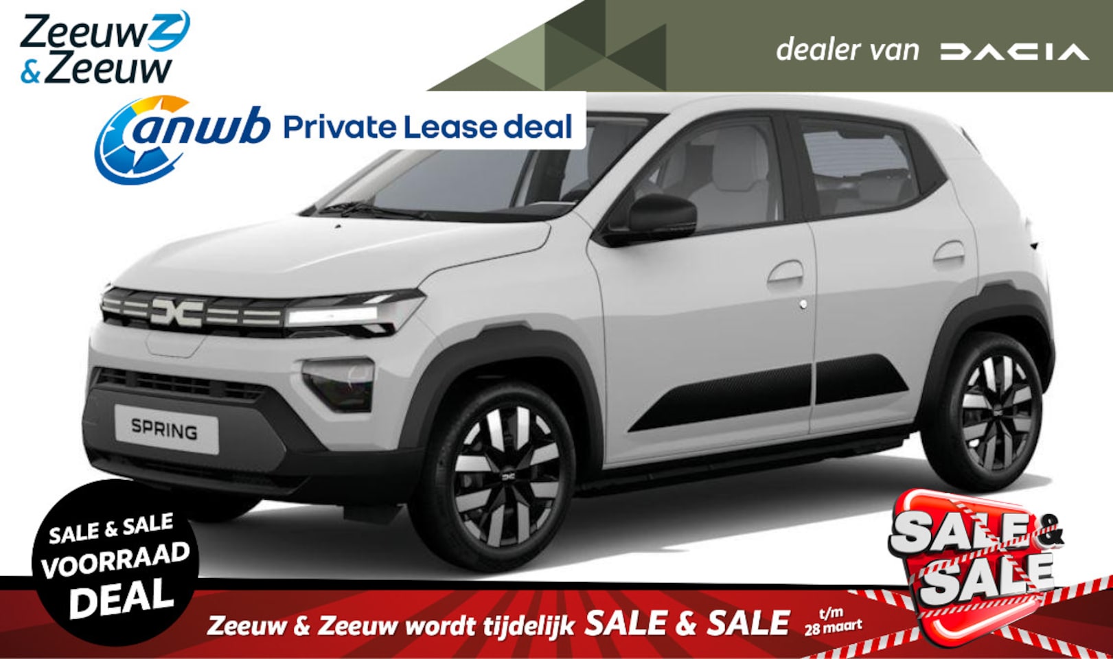 Dacia Spring - (ANWB Private Lease Actie v.a. € 274,-) Expression 70 | Wij maken graag een Private Lease - AutoWereld.nl