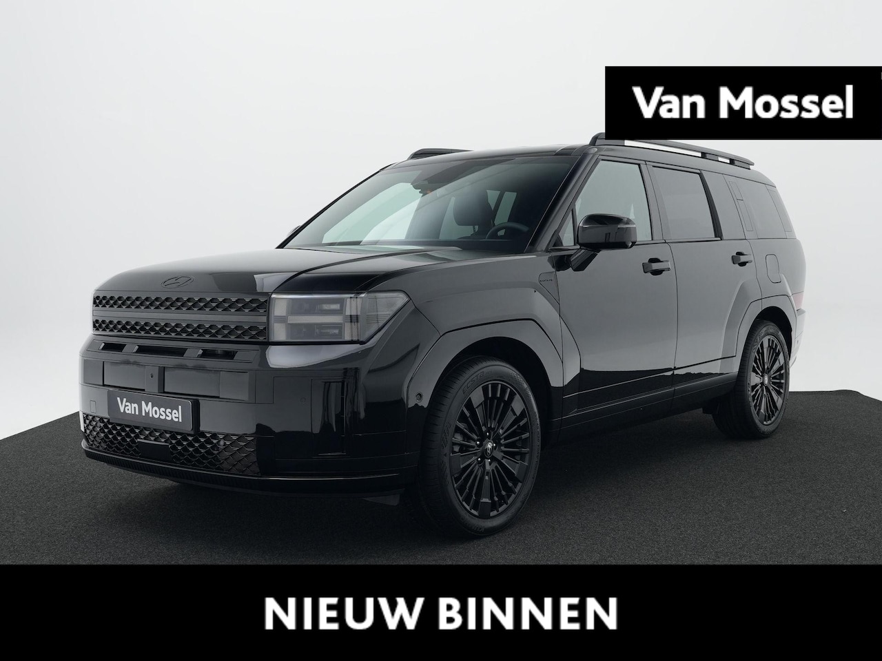 Hyundai Santa Fe - 1.6 T-GDI PHEV Black Line 4WD 7p. | Ontspanningsfunctie Stoelen voor | Rondom zichtcamera - AutoWereld.nl