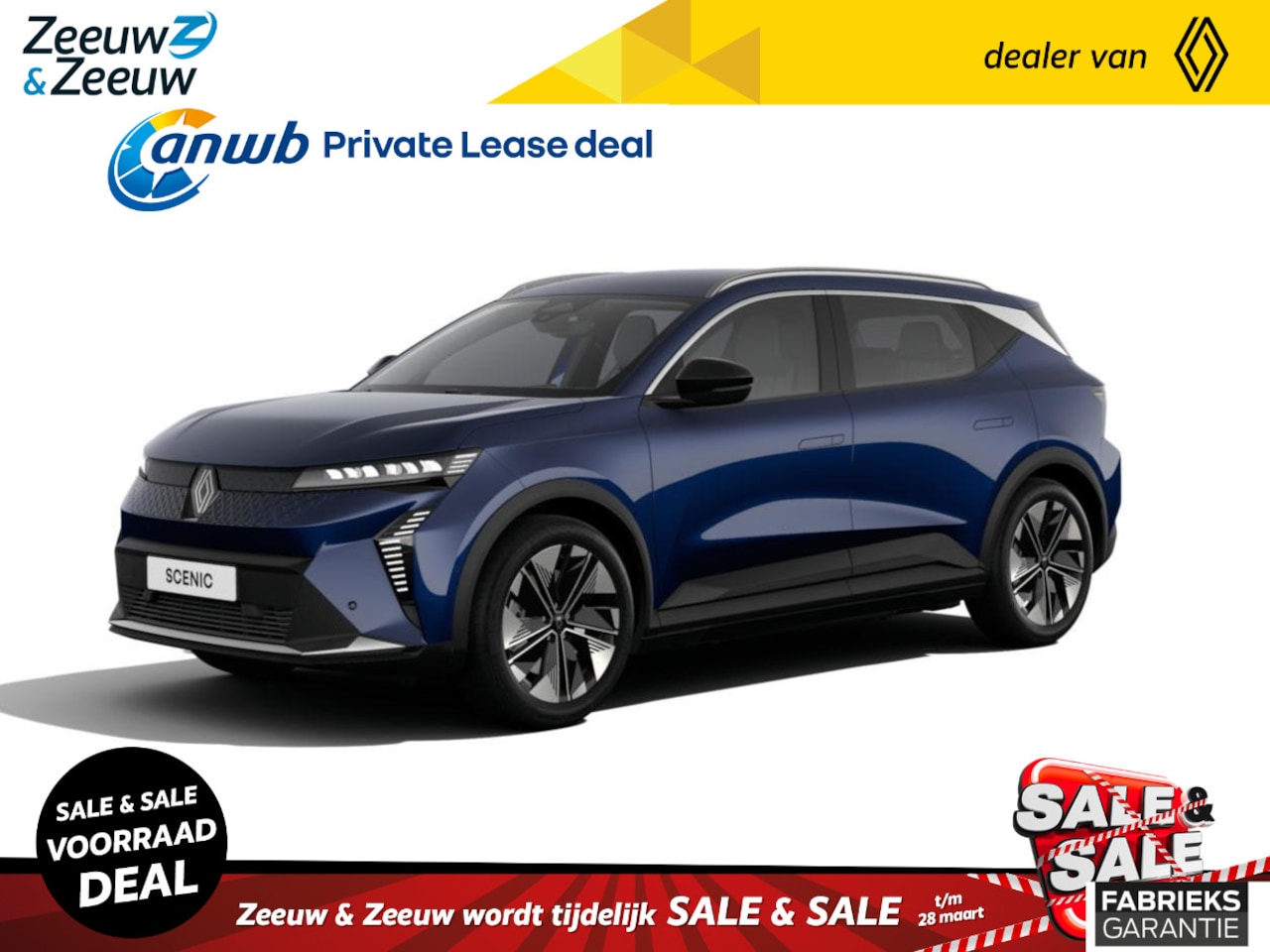 Renault Scenic E-Tech - Techno 170 pk comfort range | Nu leverbaar met €6100,- extra Zeeuw & Zeeuw voorraadkorting - AutoWereld.nl