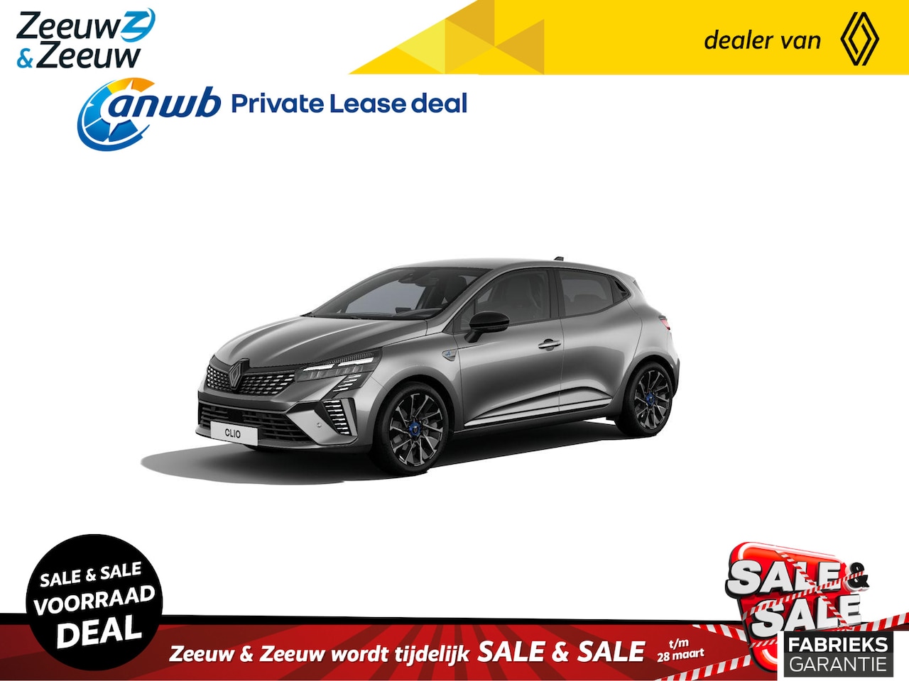 Renault Clio - E-Tech Full Hybrid 145 esprit Alpine | NU met € 4.500,- Zeeuw en Zeeuw RUN OUT korting | + - AutoWereld.nl