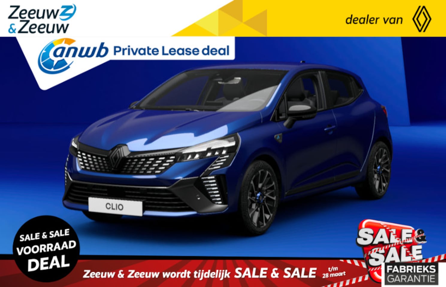 Renault Clio - E-Tech Full Hybrid 145 Esprit Alpine | NU met € 4.500,- Zeeuw en Zeeuw RUN OUT korting | + - AutoWereld.nl