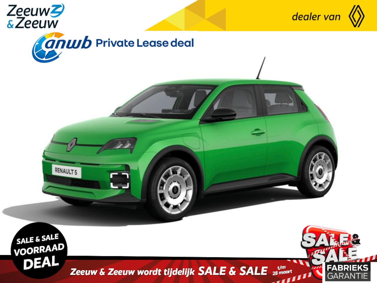 Renault 5 - urban range FIVE 40 kWh Nieuwe stads-EV | Te bestellen | 310KM actieradius | 40kWh accu - AutoWereld.nl