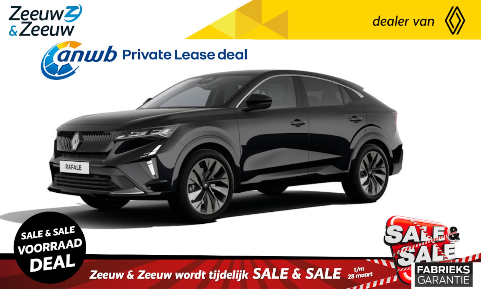 Renault Rafale - Techno E-Tech full hybrid 200 | NU met €7200,- EXTRA Zeeuw & Zeeuw voorraadkorting en met - AutoWereld.nl