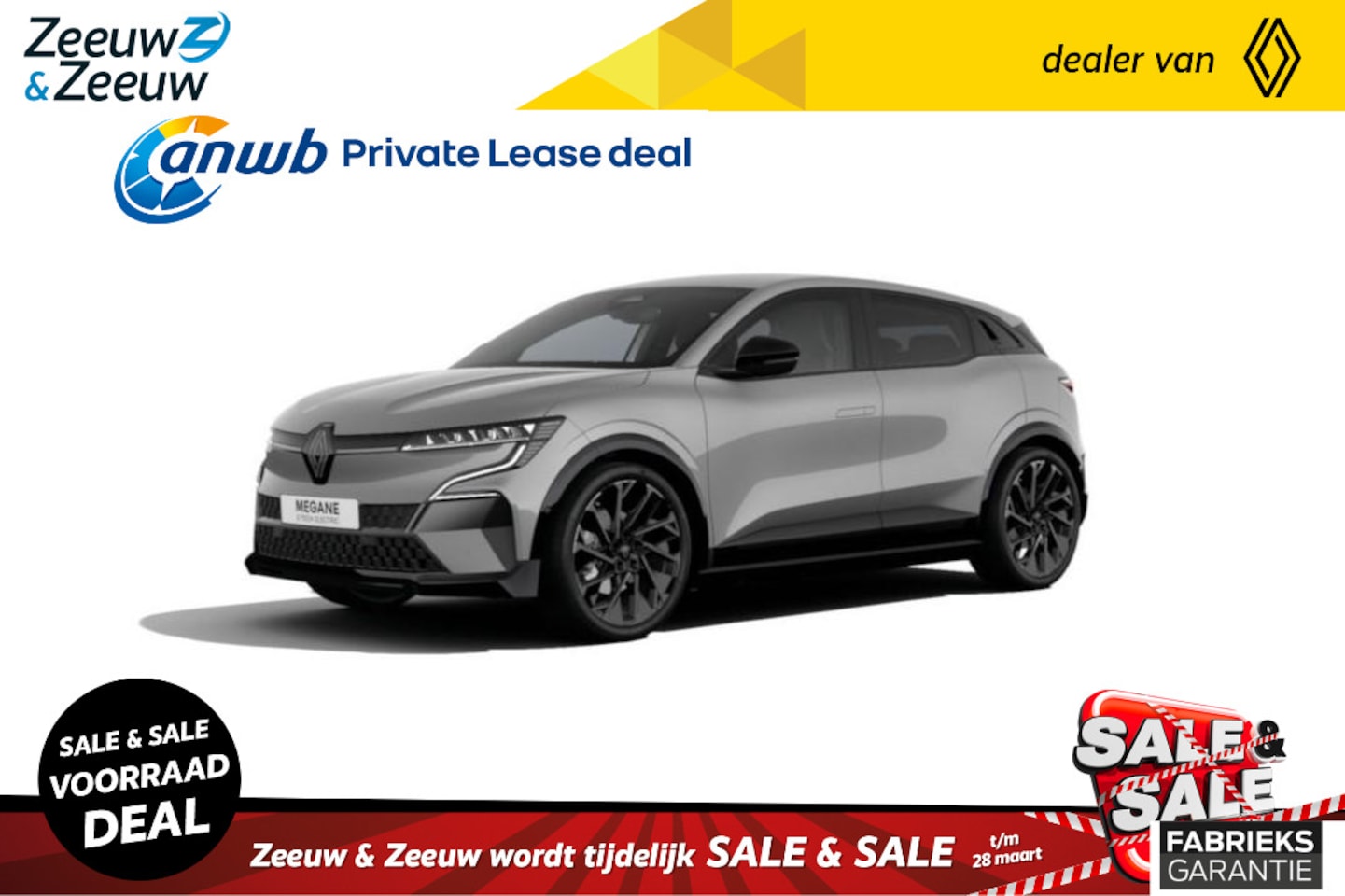 Renault Mégane E-Tech - comfort range esprit alpine MY25 | NU met GRATIS 5 jaar garantie en met € 3000,- Zeeuw & Z - AutoWereld.nl