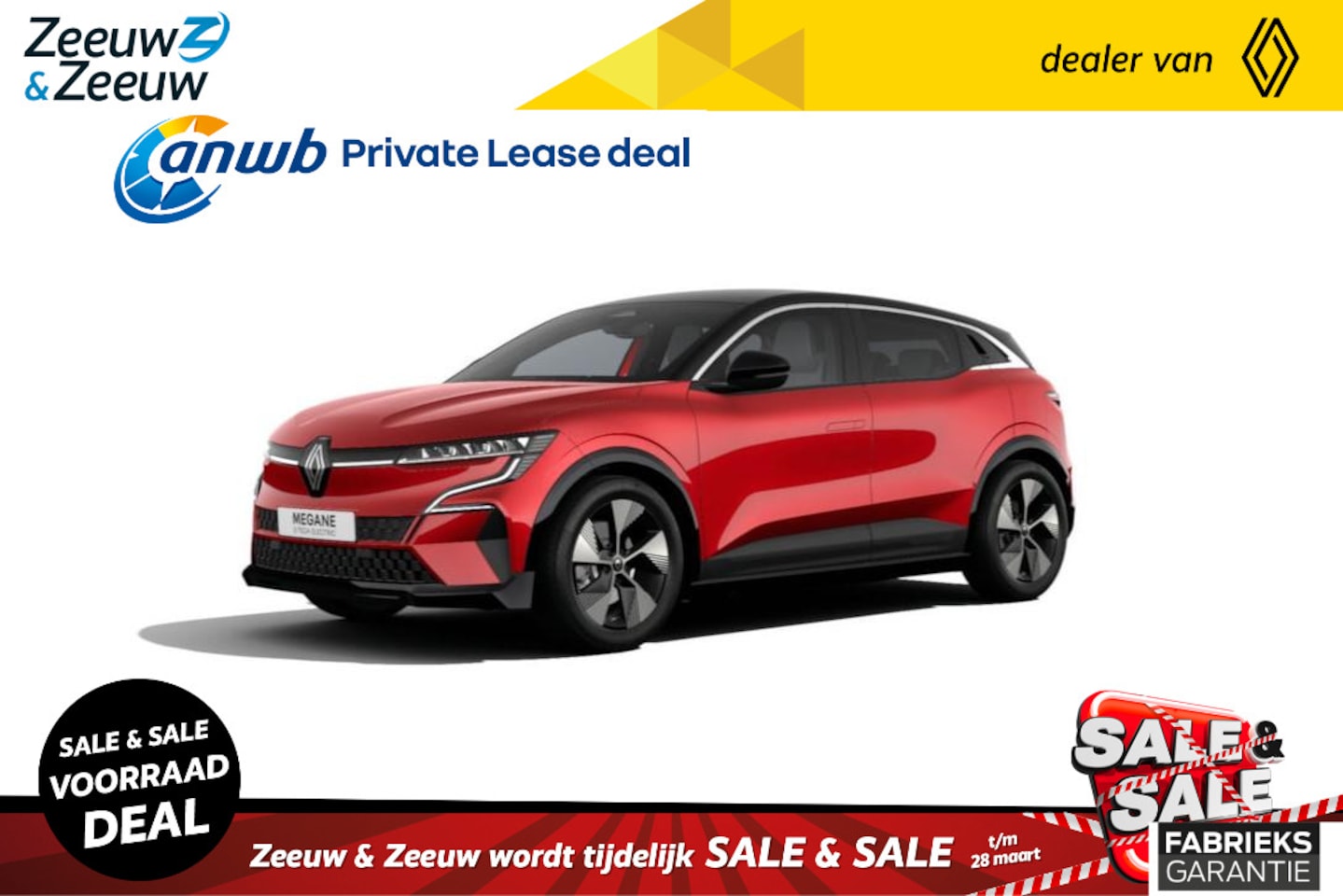 Renault Mégane E-Tech - comfort range techno 60 kWh MY25 | NU met GRATIS 5 jaar garantie en met € 3000,- Zeeuw & Z - AutoWereld.nl