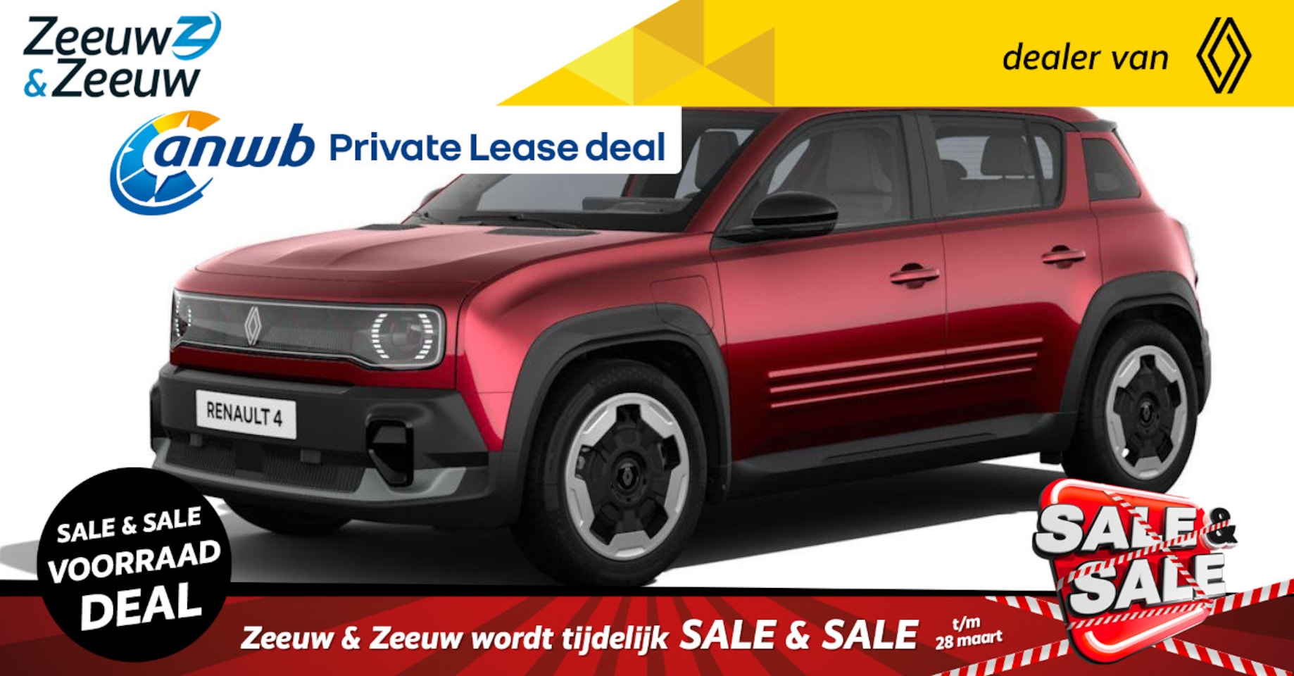 Renault 4 - Comfort Range Evolution | Profiteer nu van €2500,- Zeeuw & Zeeuw voorraadkorting | NU met - AutoWereld.nl