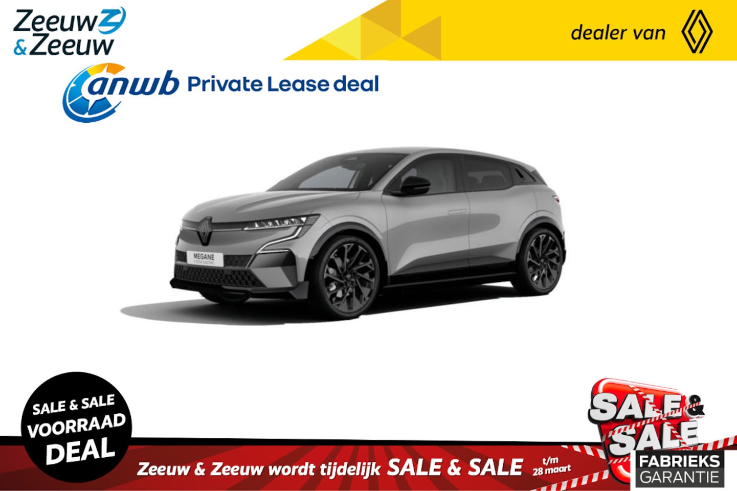Renault Mégane E-Tech - comfort range esprit alpine 60 kWh | NU met GRATIS 5 jaar garantie en met € 3000,- Zeeuw & - AutoWereld.nl