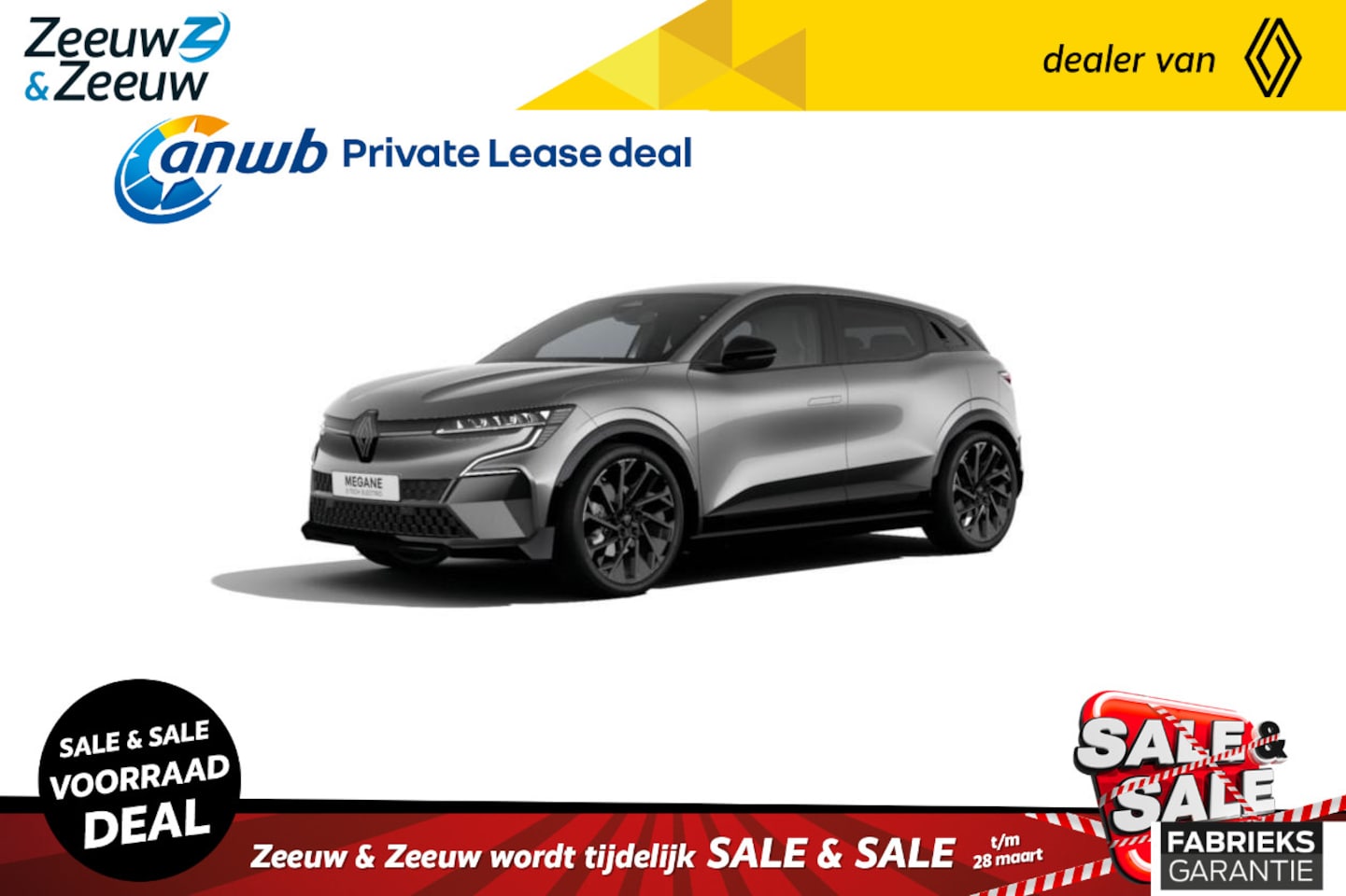 Renault Mégane E-Tech - comfort range esprit alpine 60 kWh | NU met GRATIS 5 jaar garantie en met € 3000,- Zeeuw & - AutoWereld.nl