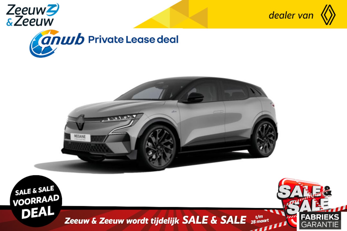 Renault Mégane E-Tech - comfort range esprit alpine MY25 | NU met GRATIS 5 jaar garantie en met € 3000,- Zeeuw & Z - AutoWereld.nl