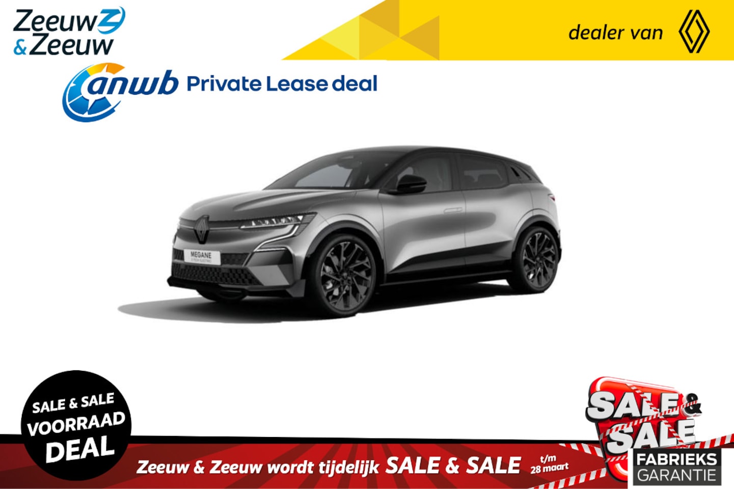 Renault Mégane E-Tech - comfort range esprit alpine 60 kWh | NU met GRATIS 5 jaar garantie en met € 3000,- Zeeuw & - AutoWereld.nl