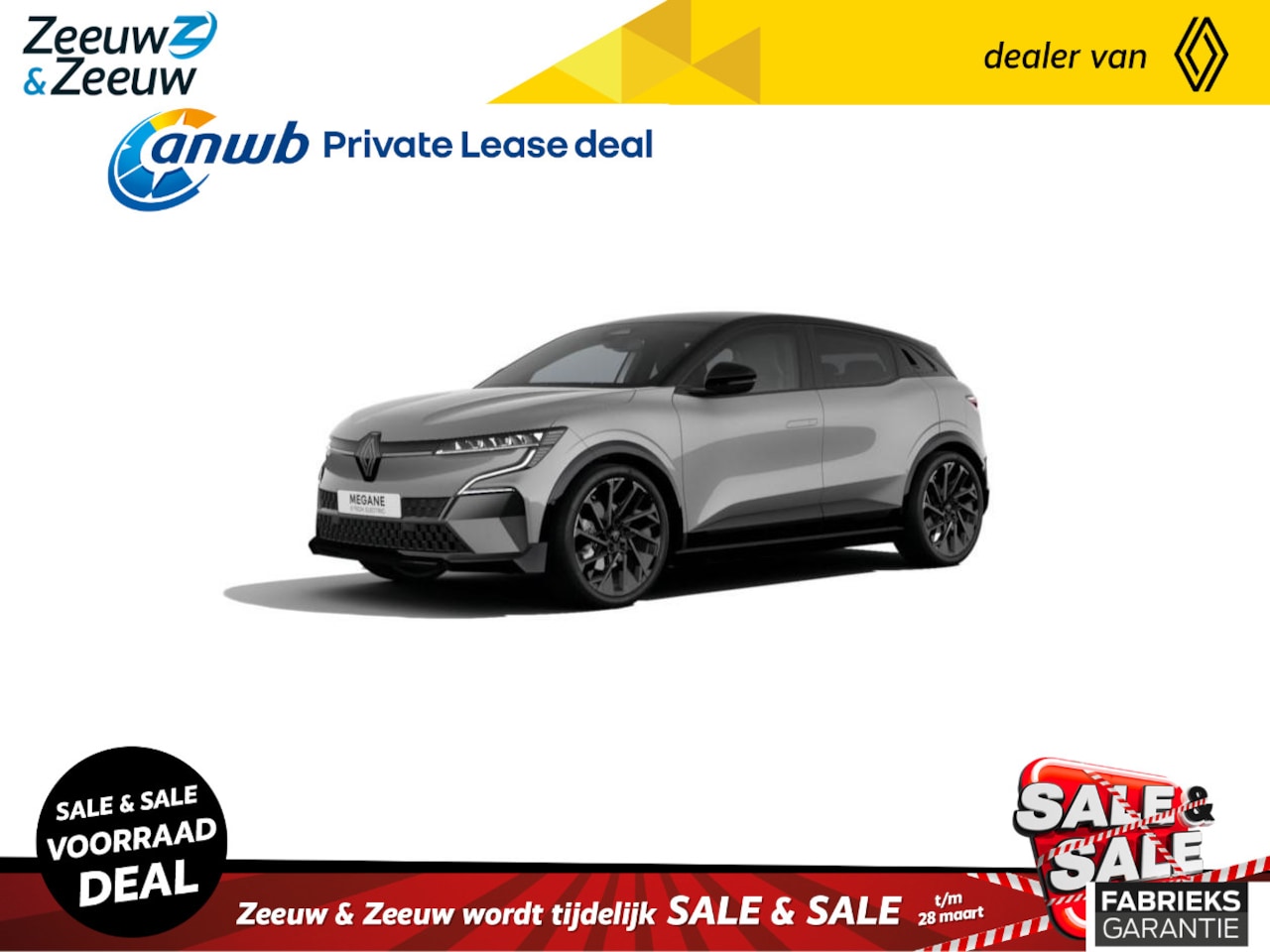 Renault Mégane E-Tech - comfort range esprit alpine 60 kWh | NU met GRATIS 5 jaar garantie en met € 3000,- Zeeuw & - AutoWereld.nl