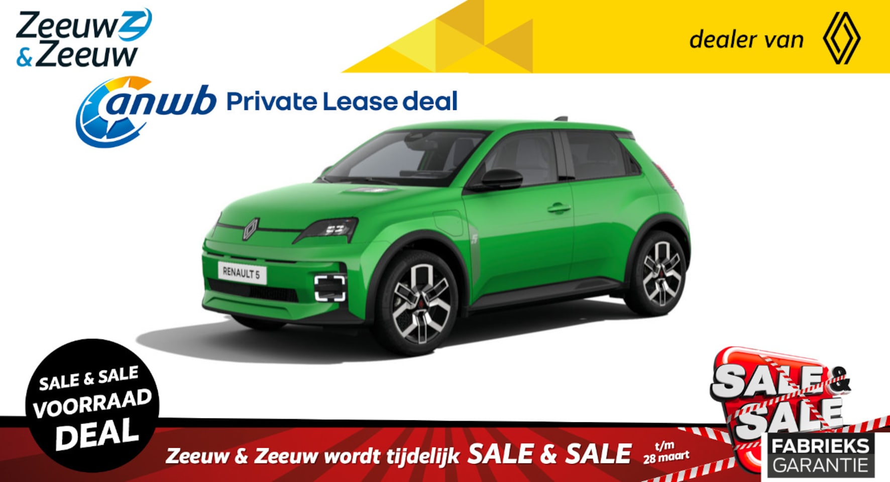 Renault 5 - (Z&Z Renault Private Lease actie v.a. € 424,-) Renault 5 Comfort Range Techno | Auto van h - AutoWereld.nl