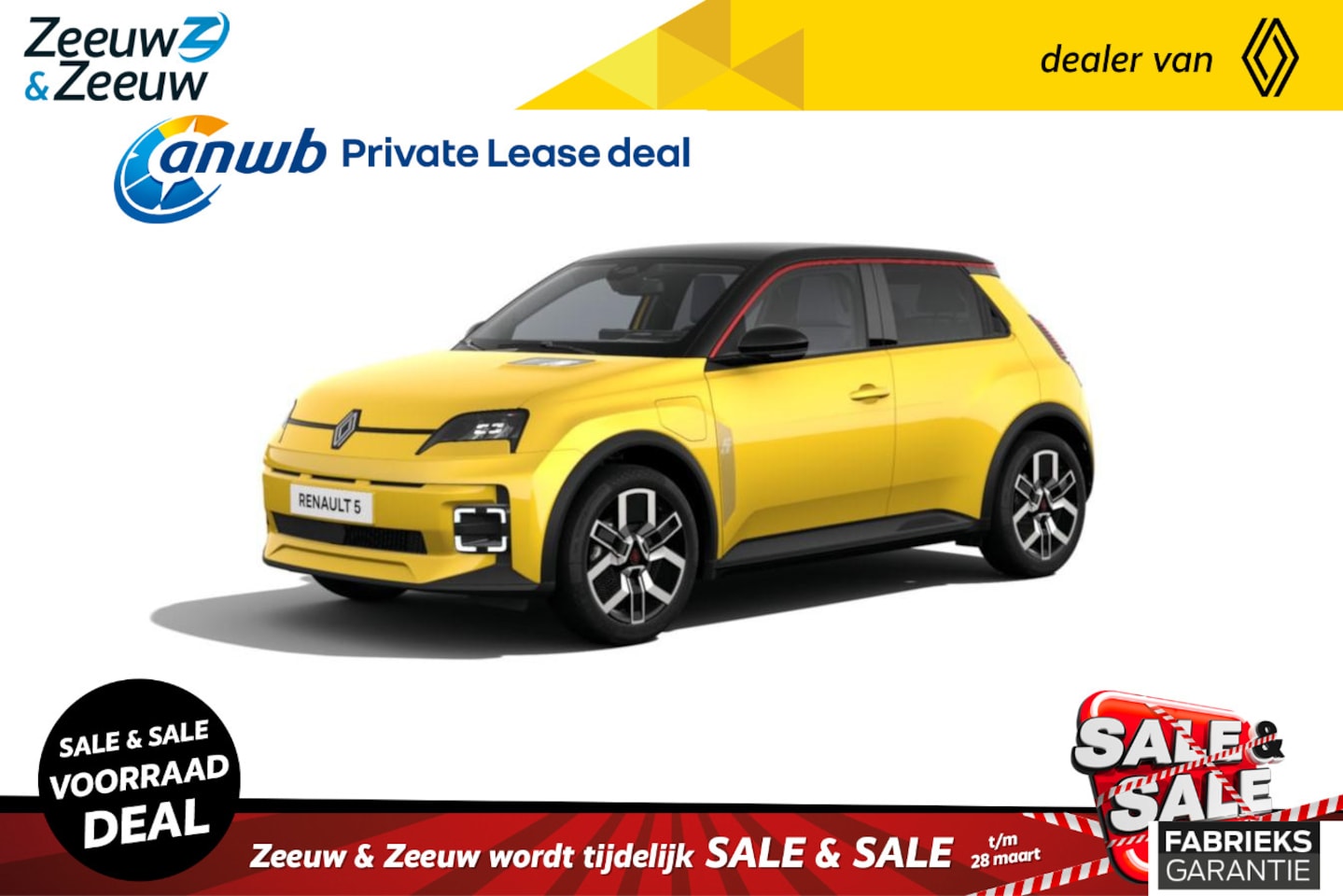Renault 5 - urban range techno 40 kWh | Auto van het Jaar 2025 | Nu leverbaar met €1500,- extra voorra - AutoWereld.nl