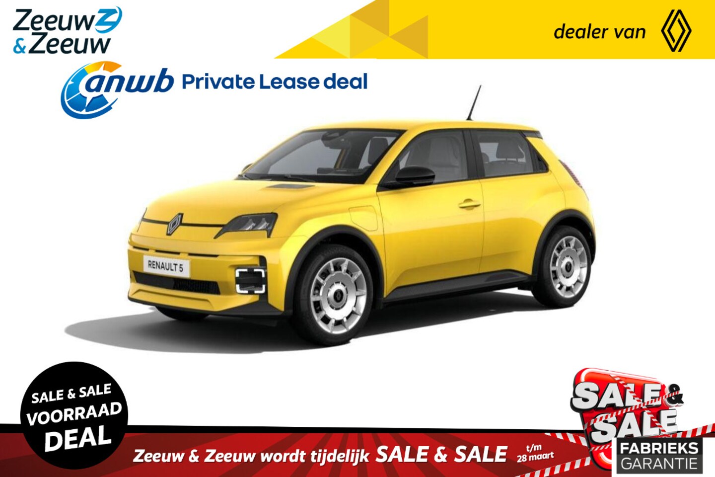 Renault 5 - (Z&Z Renault Private Lease vanaf €359,-) urban range evolution 40 kWh | Auto van het Jaar - AutoWereld.nl