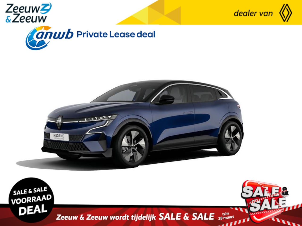 Renault Mégane E-Tech - techno 220 pk comfort range MY25 | NU met € 5600,- Zeeuw & Zeeuw voorraadkorting en GRATIS - AutoWereld.nl