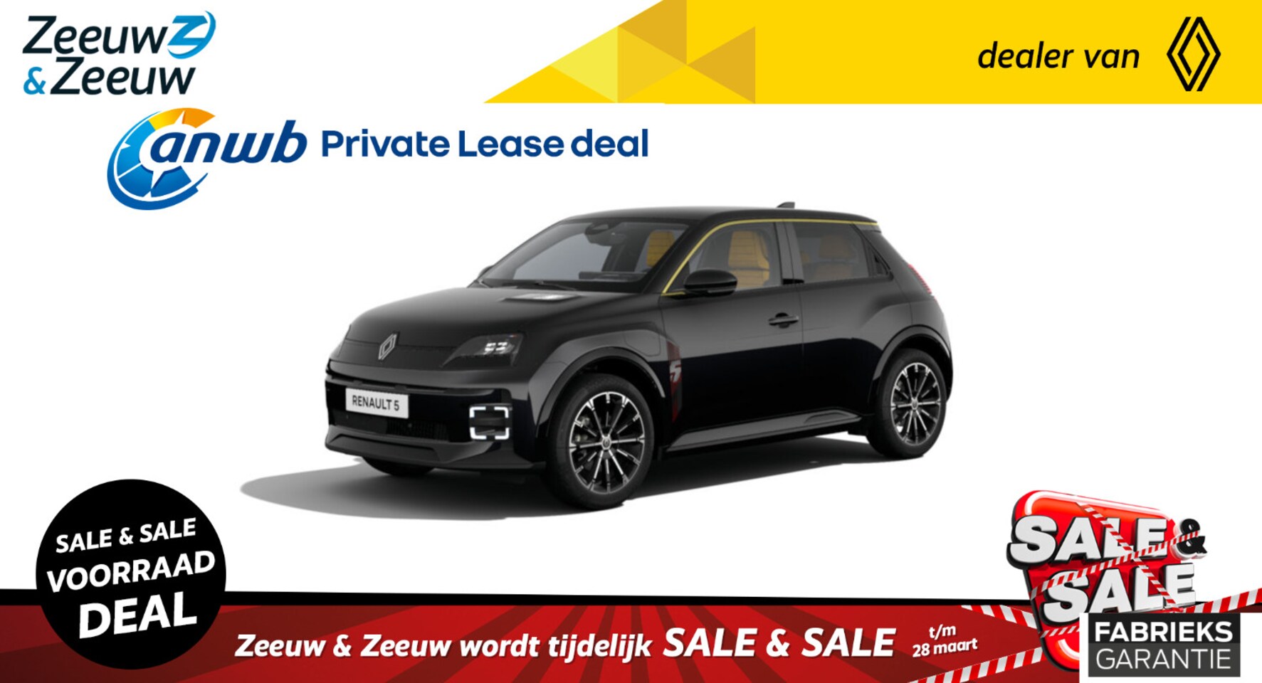 Renault 5 - Comfort Range Iconic cinq | De nieuwe Renault 5 | Auto van het Jaar 2025 | Nu bij Zeeuw & - AutoWereld.nl