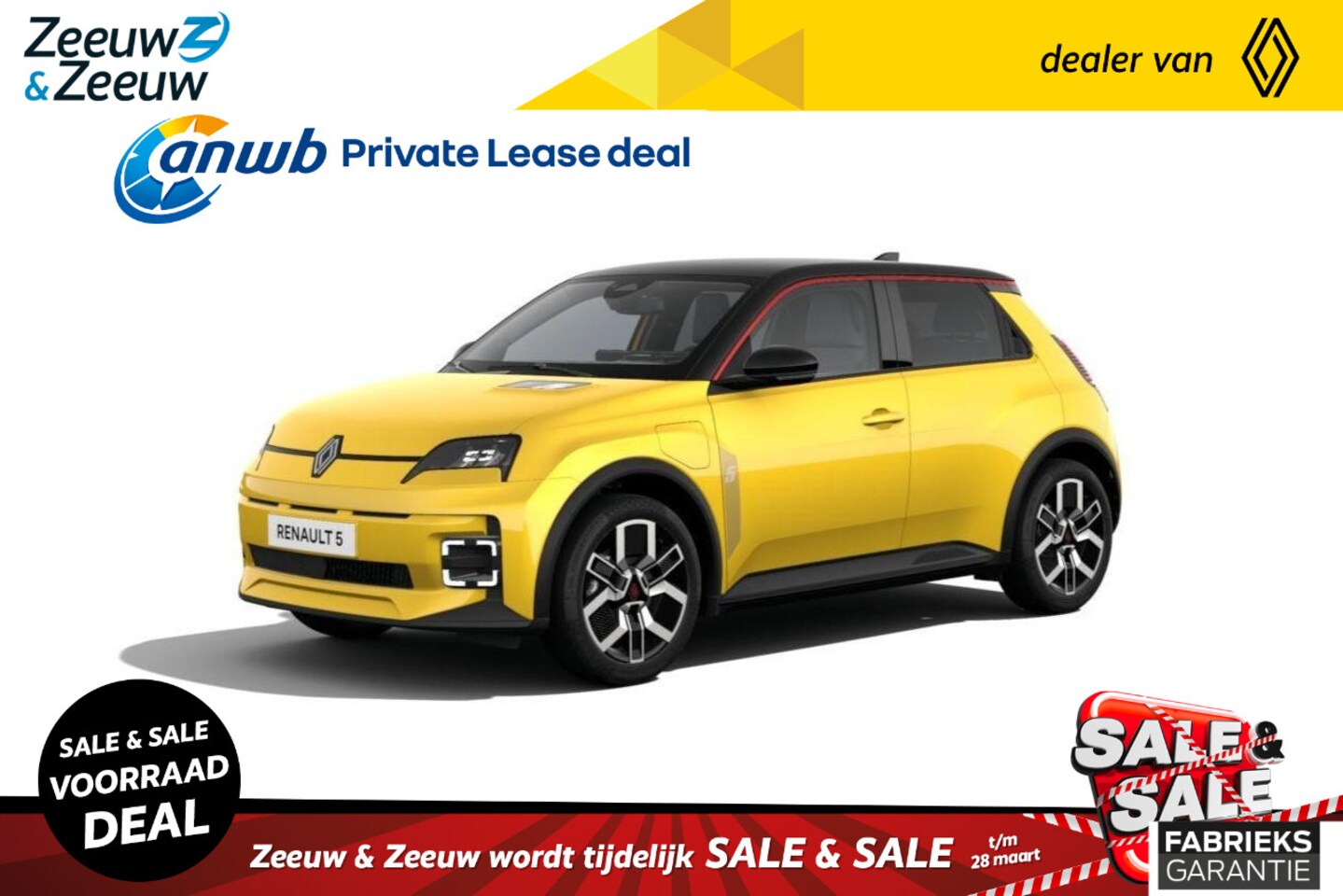 Renault 5 - (Z&Z Renault Private Lease actie vanaf €379,-) urban range techno 40 kWh | Auto van het Ja - AutoWereld.nl
