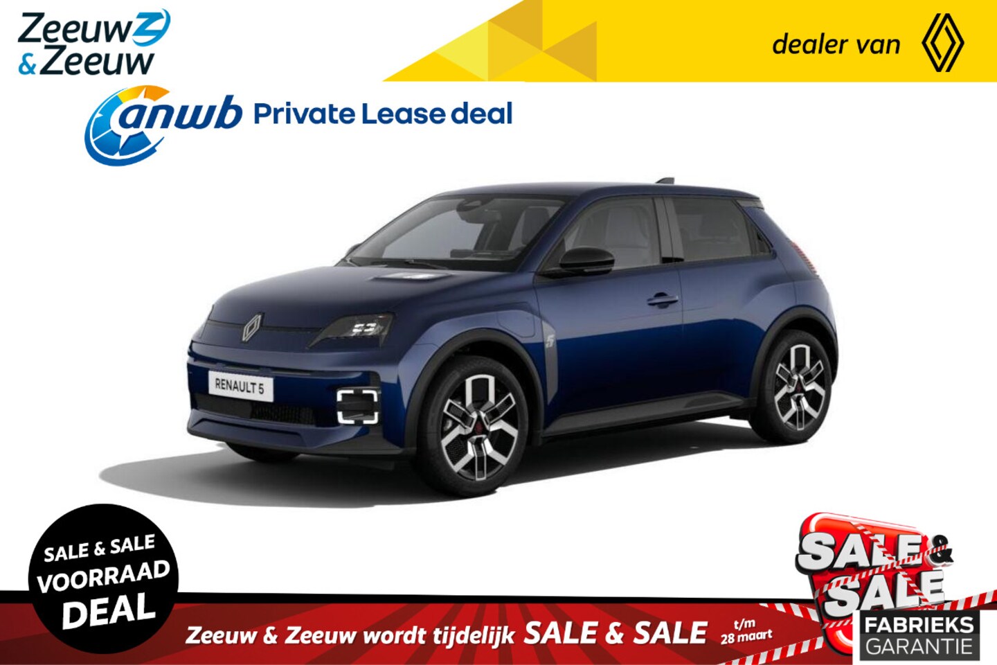 Renault 5 - (Z&Z Private lease actie vanaf € 379,-) urban range techno 40 kWh | Auto van het Jaar 2025 - AutoWereld.nl