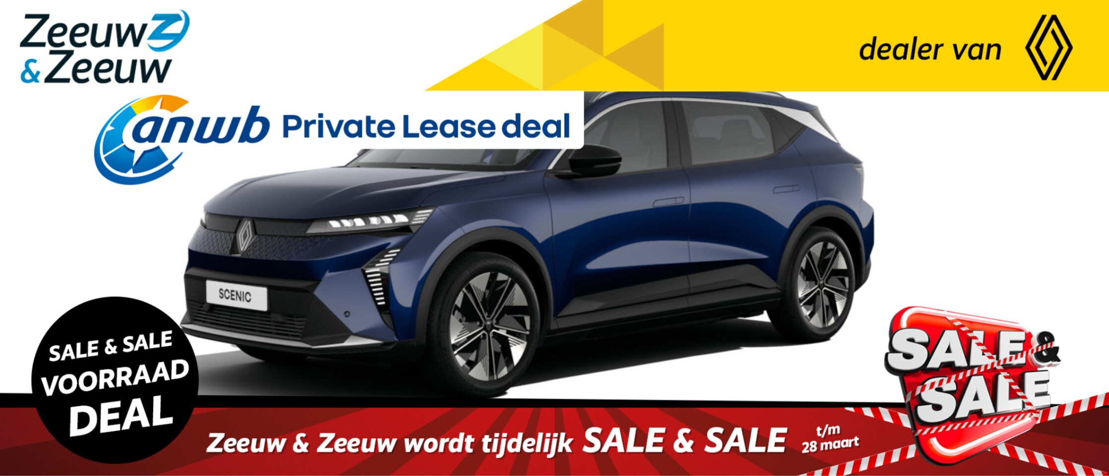 Renault Scenic E-Tech - EV60 comfort range techno * € 3.000,- VOORRAAD PREMIE * Incl. 5 jaar garantie * Elektrisch - AutoWereld.nl
