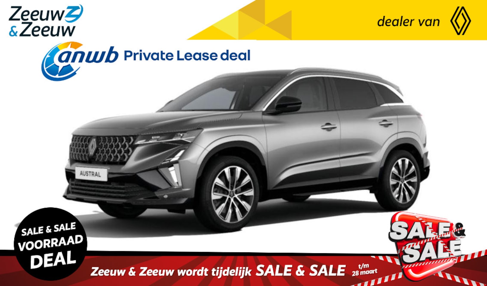 Renault Austral - 1.2 E-Tech full hybrid 200 techno || Korting uit voorraad = €2.800,- Korting + 5 jaar Gara - AutoWereld.nl