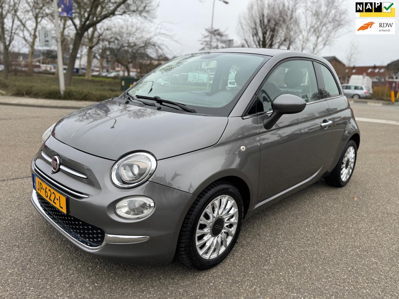 Fiat 500 - 0.9 TwinAir Turbo Lounge / panoramadak / airco / elek. ramen / lmv / pdc / historie / nap… - AutoWereld.nl