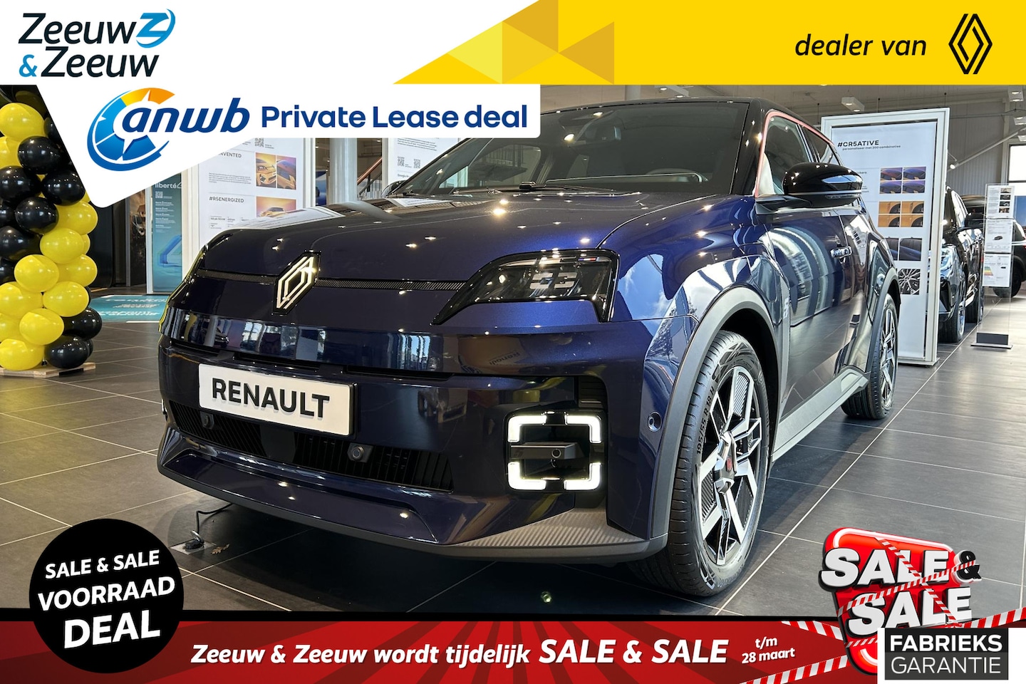 Renault 5 - Comfort Range Techno | De nieuwe Renault 5 | Auto van het Jaar 2025 | Nu bij Zeeuw & Zeeuw - AutoWereld.nl