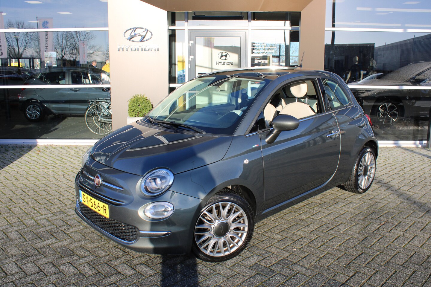 Fiat 500 - 0.9 TwinAir Turbo Collezione | Glazen dak | Cruise Control | Airco | Bluetooth | | Airco | - AutoWereld.nl