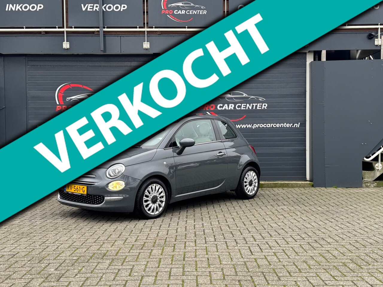 Fiat 500 - 0.9 TwinAir Turbo Lounge PANO|AIRCO|NAVI|LMV|NAP|APK - AutoWereld.nl