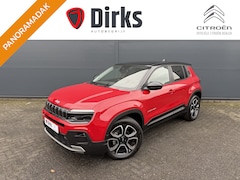 Jeep Avenger - 100pk Summit (Elektrisch Schuifdak - JBL - Keyless Entry - Elektrische klep - Leder incl s