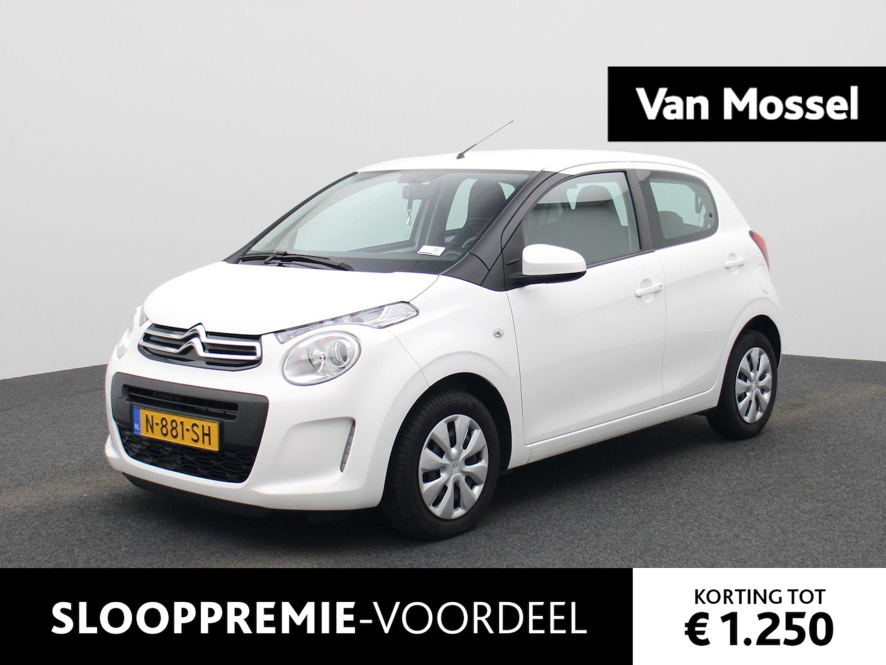 Citroën C1 - 1.0 VTi Feel | Airco | Bluetooth Telefonie | Apple Carplay / Android Auto | Camera | - AutoWereld.nl