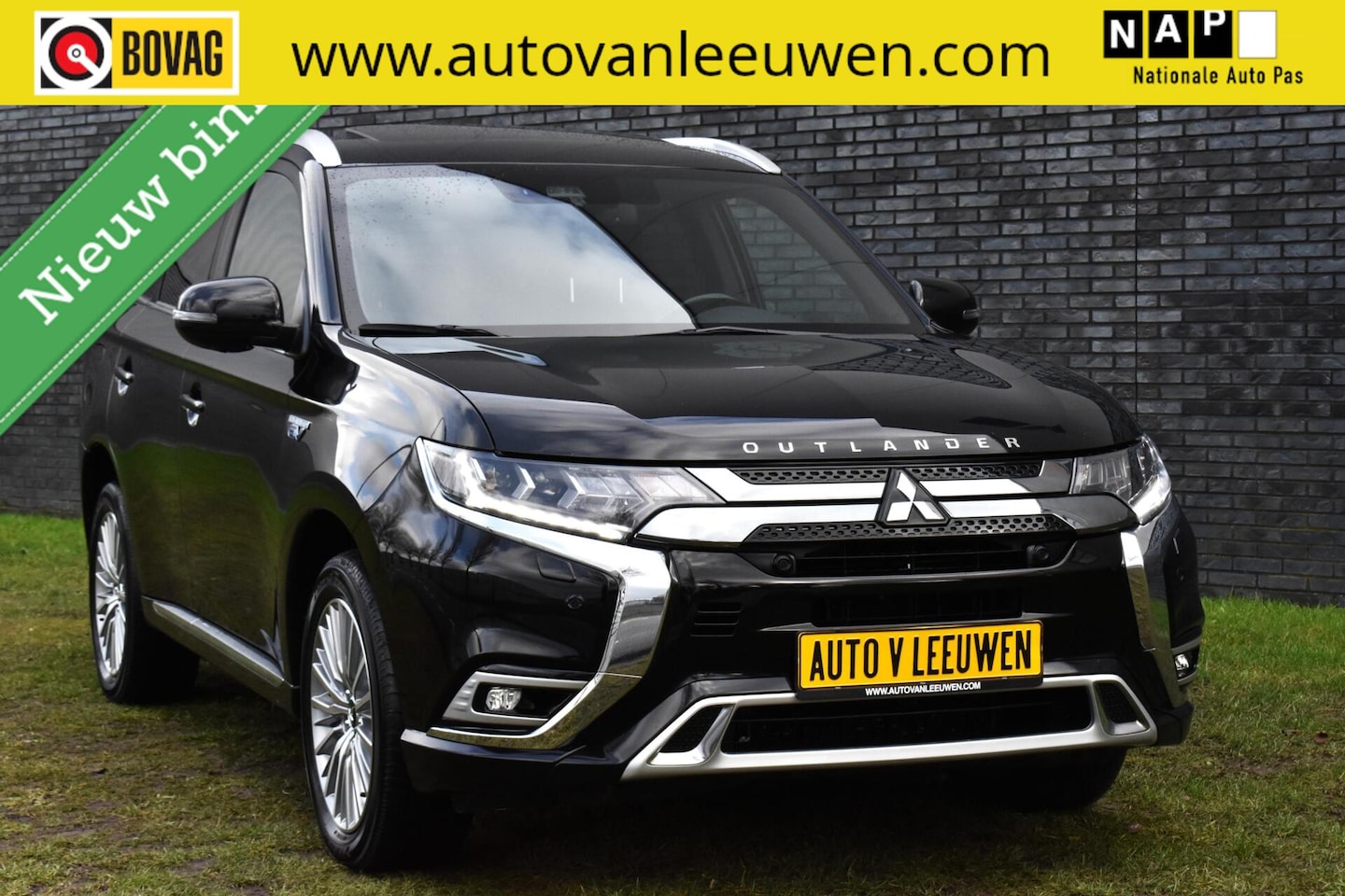 Mitsubishi Outlander - 2.4 PHEV Diamand Edition 360º CAMERA/LEDER VOL!/SCHUIFDAK/ROCKFORD FOSGATE/ACC/ETC,! - AutoWereld.nl