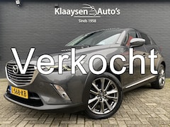 Mazda CX-3 - 2.0 SkyActiv-G 120 pk GT-Luxury | navigatie | bruin leder interieur | apple carplay | head