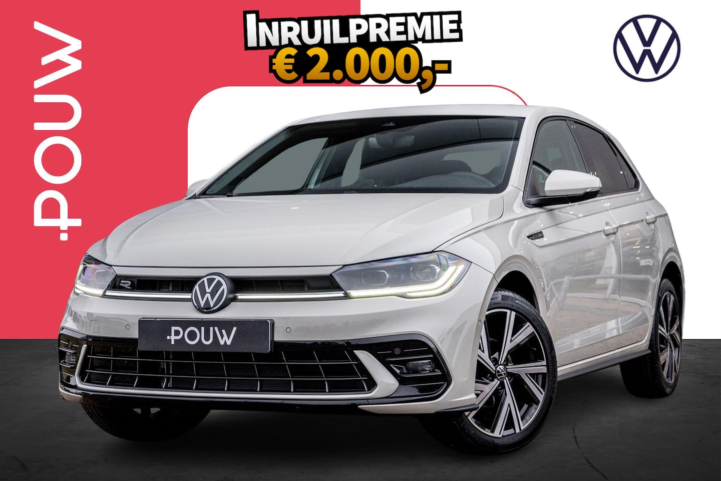 Volkswagen Polo - 1.0 TSI 95pk R-Line Edition | LED Matrix Koplampen | Stoelverwarming | Achteruitrijcamera - AutoWereld.nl