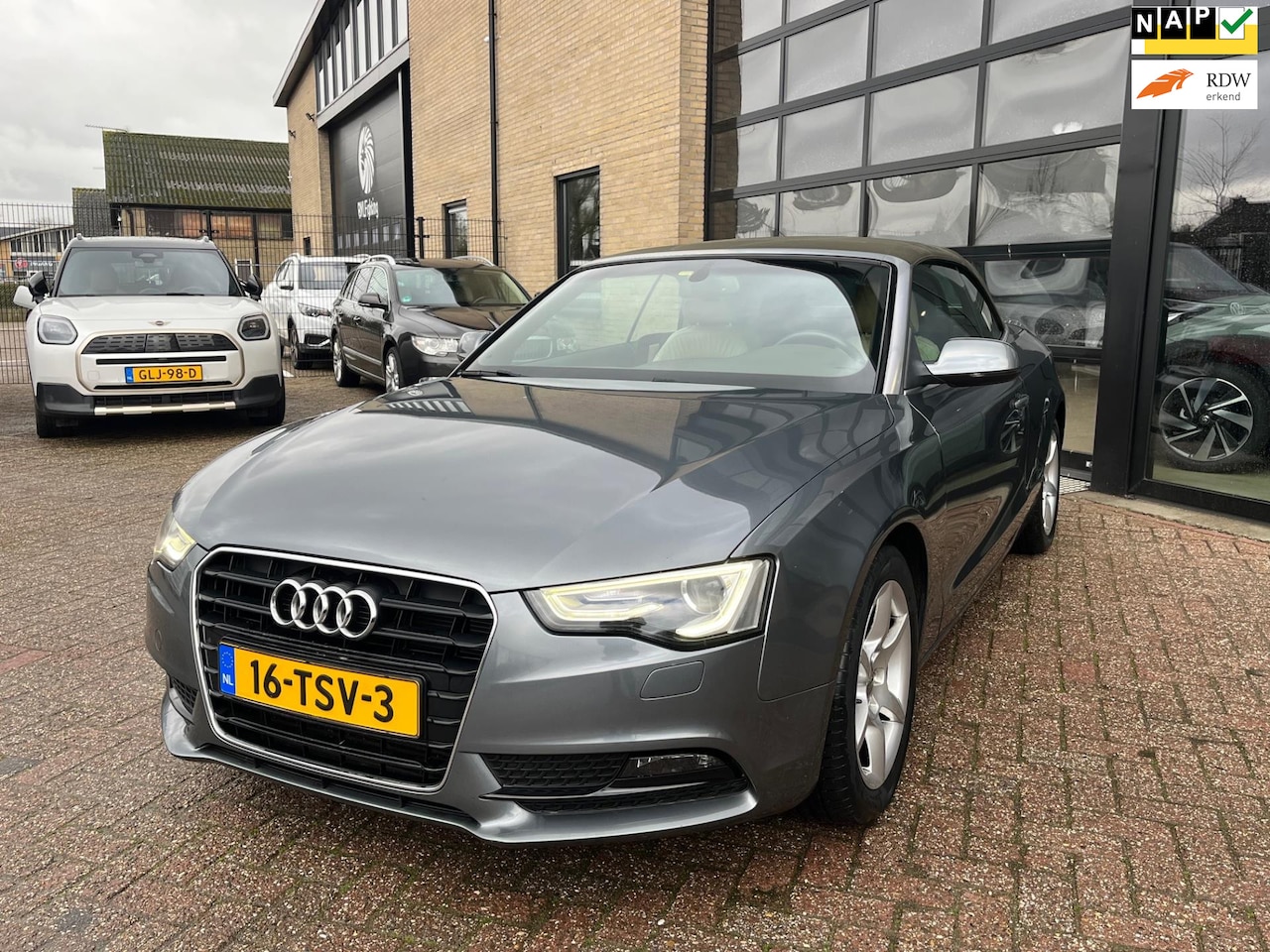 Audi A5 Cabriolet - TFSI Pro Line, Leer, Xenon, Automaat - AutoWereld.nl