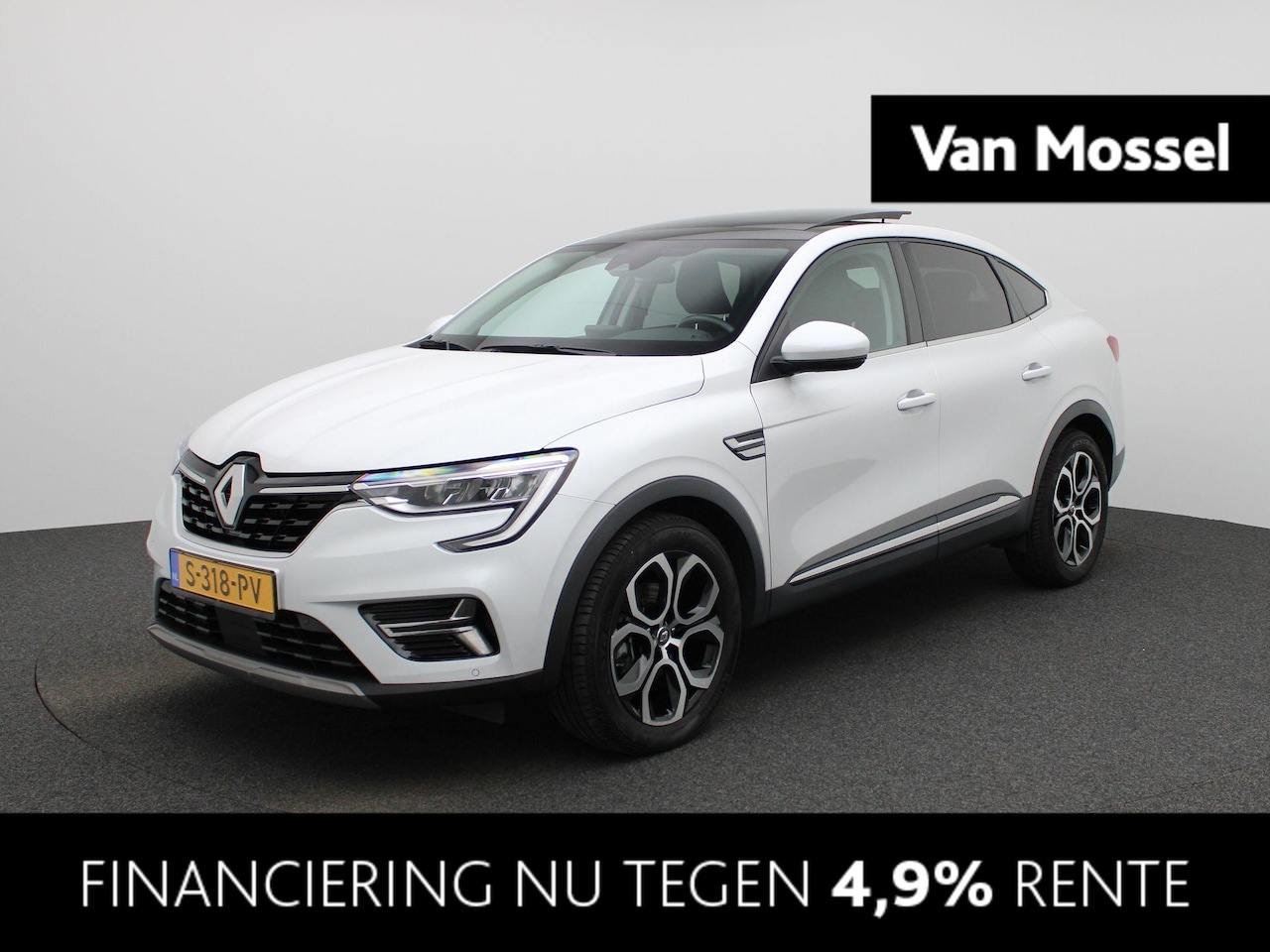 Renault Arkana - 1.6 E-Tech hybrid 145 techno | Glazen Schuif-/Kanteldak | Stoel- & Stuurwielverwarming | B - AutoWereld.nl